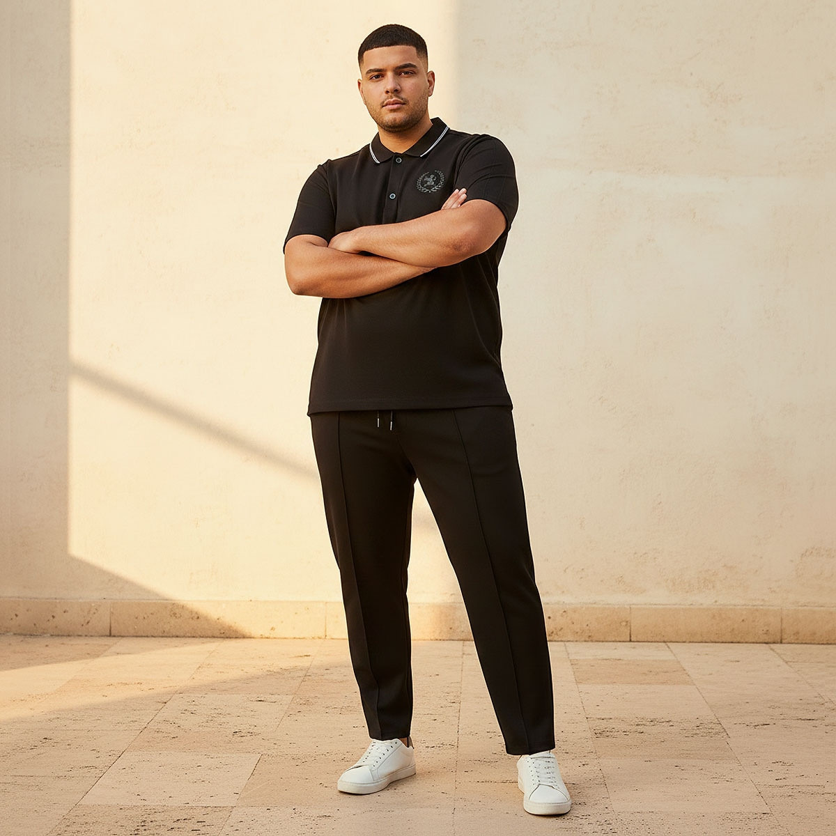 بنطلون رياضي بقصة عادية وتفاصيل بينتوك من سبلاش ماكسيم بلس-men-clothing-bottoms-joggers-image-5