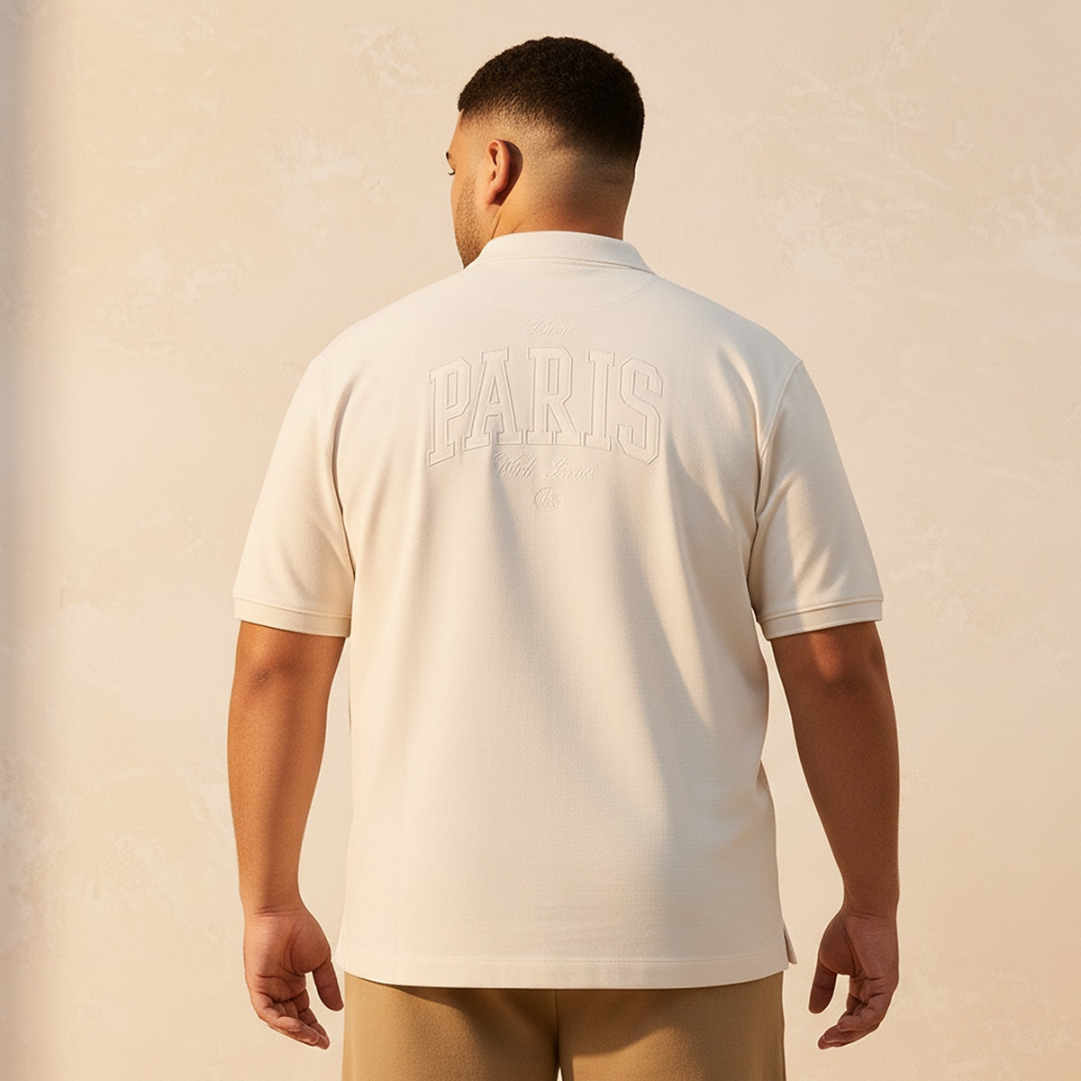 تيشيرت بولو بتطريز شعار وأكمام قصيرة من سبلاش ماكسيم بلس-men-clothing-plussize-tshirtsandpolos-polos-image-4