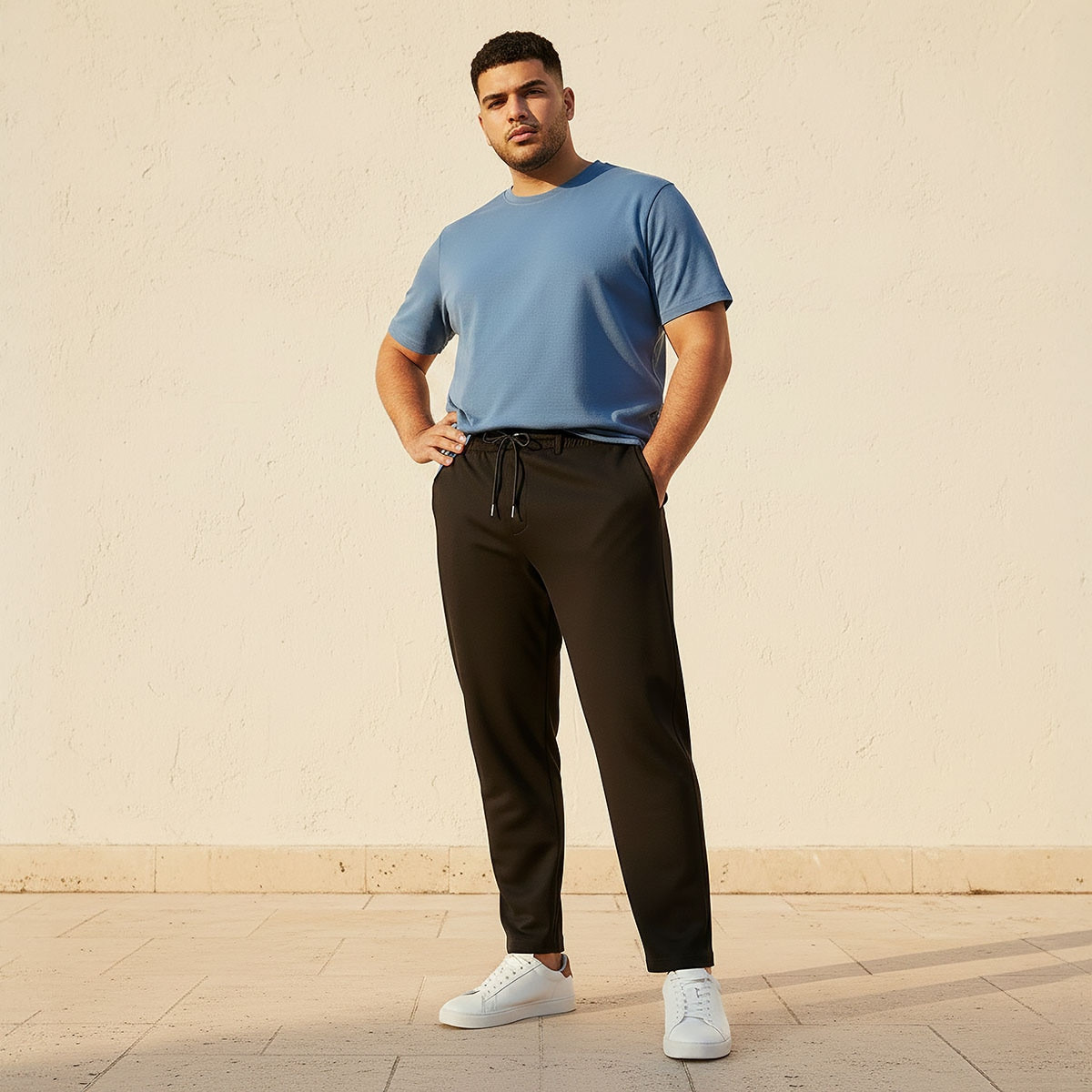 بنطلون بقصّة عادية من سبلاش ماكسيم بلس-men-clothing-bottoms-trousersandchinos-trousers-image-3