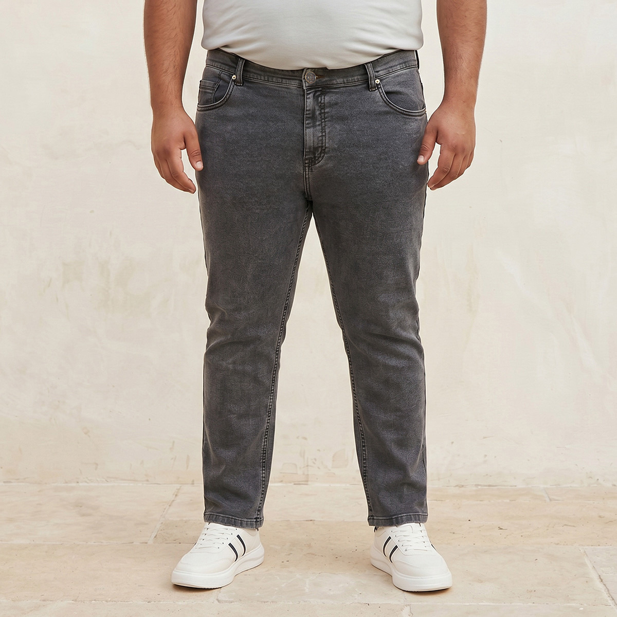 Splash Maxim Plus Straight Fit 5-Pocket Jeans-men-clothing-jeans-image-1