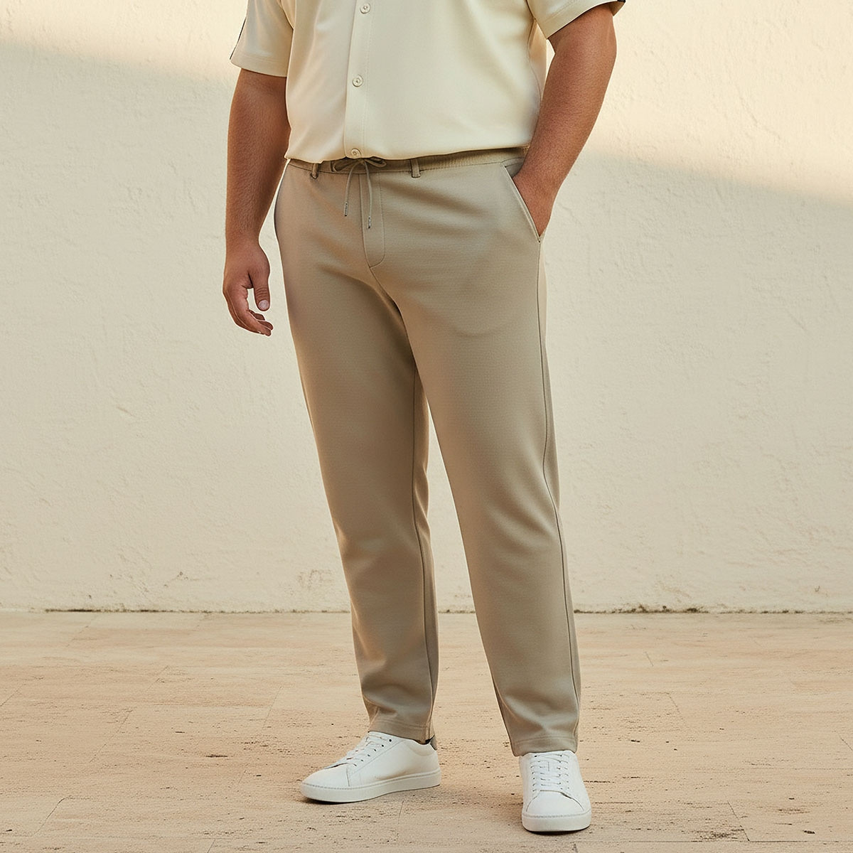 بنطلون بقصة عادية وجيوب من سبلاش ماكسيم-men-clothing-bottoms-trousersandchinos-trousers-image-1