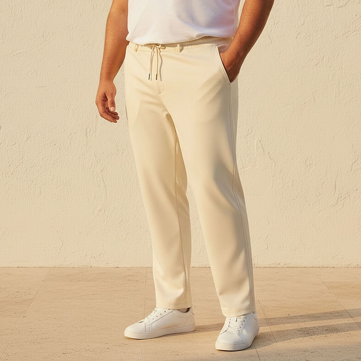 بنطلون بقصة عادية وجيوب من سبلاش ماكسيم-men-clothing-bottoms-trousersandchinos-trousers-image-1