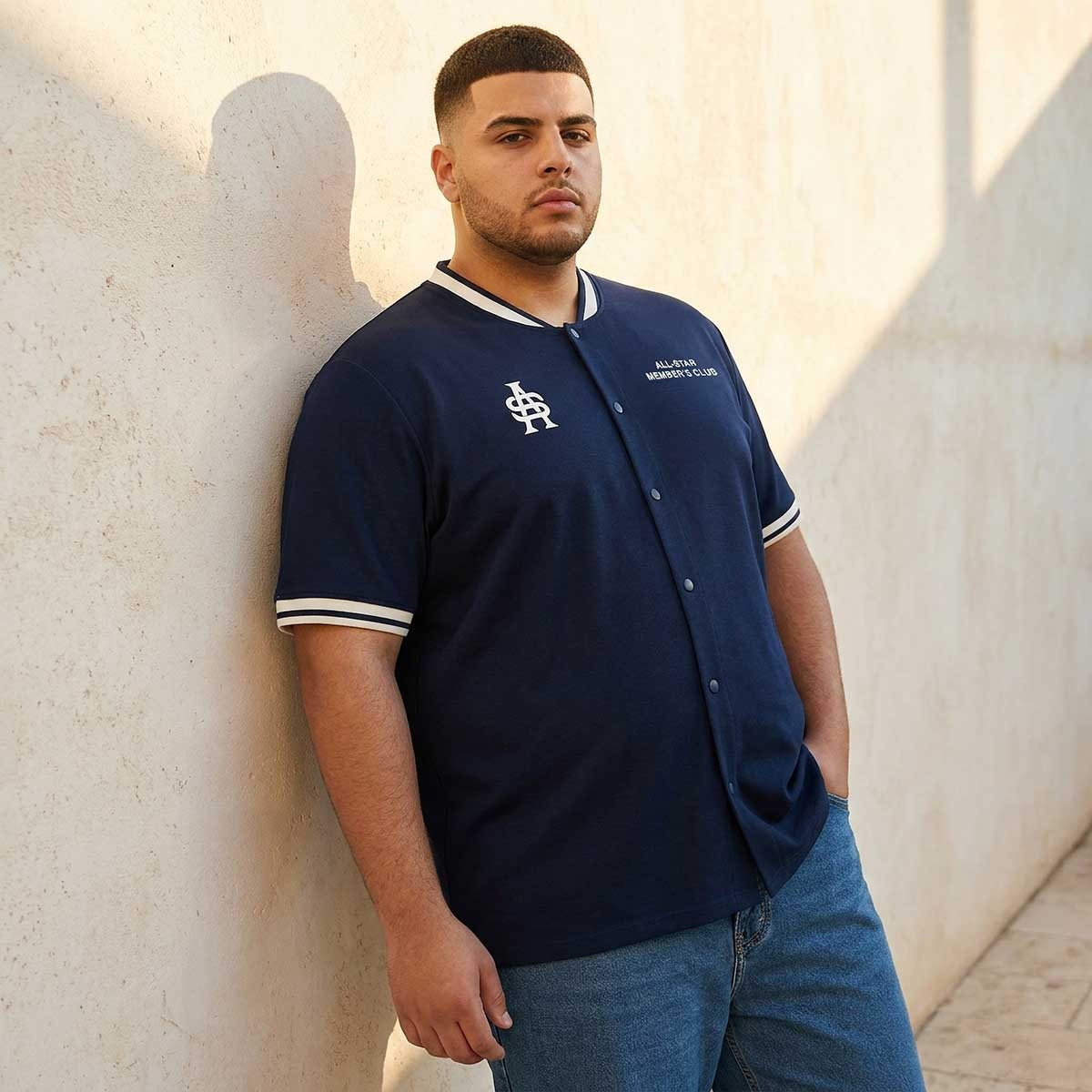 Splash Maxim Plus Mandarin Collar Printed Short Sleeves Shirt-men-clothing-shirts-image-1