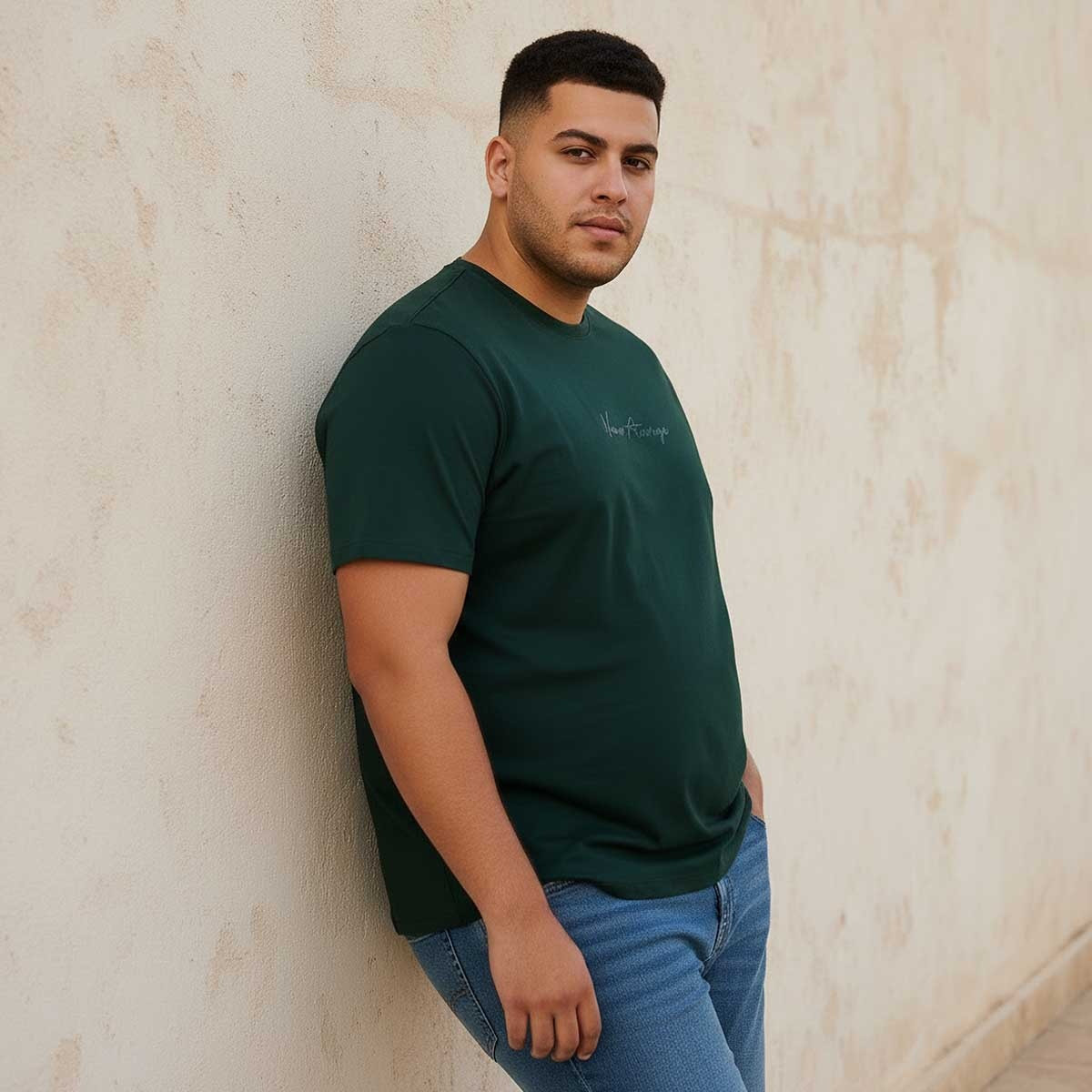 Splash Maxim Plus Crew Neck Short Sleeves Slogan Print T-shirt-men-clothing-tshirtsandpolos-tshirts-image-1