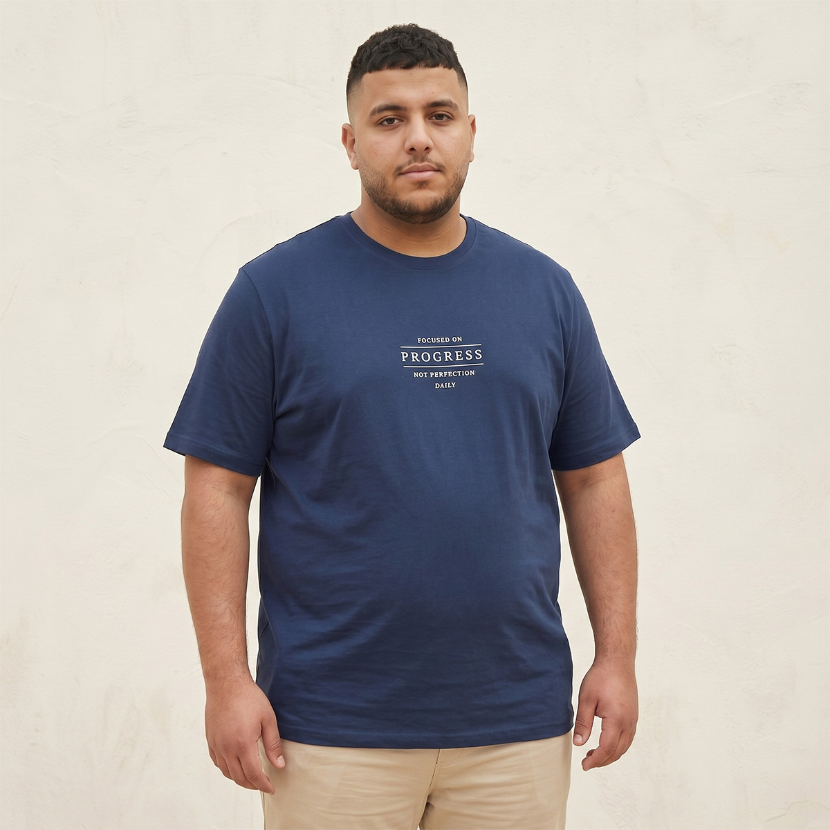 Splash Maxim Plus Crew Neck Short Sleeves Slogan Print T-shirt-men-clothing-tshirtsandpolos-tshirts-image-1
