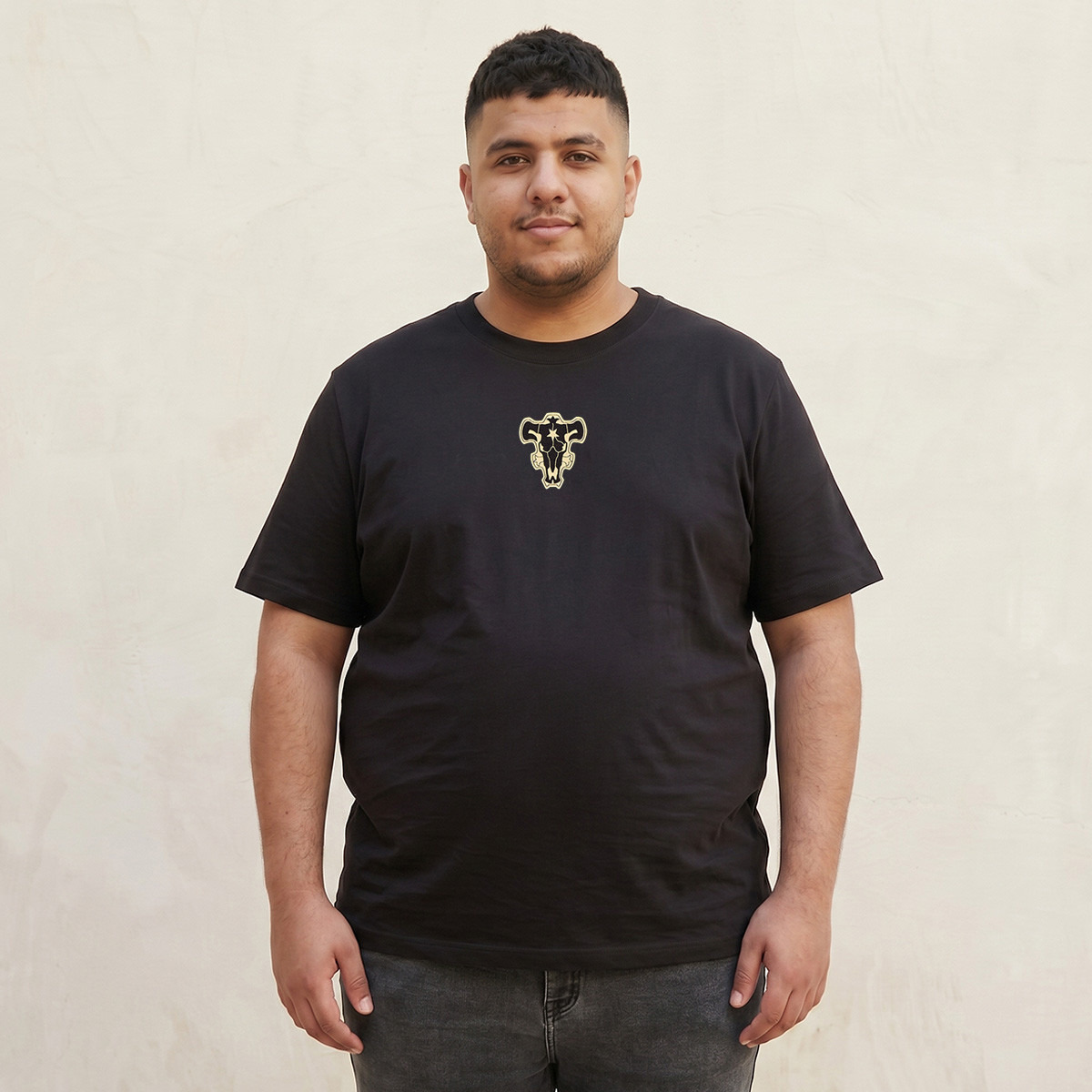 Splash Maxim Plus Crew Neck Black Clover Printed T-shirt-men-clothing-tshirtsandpolos-tshirts-image-1