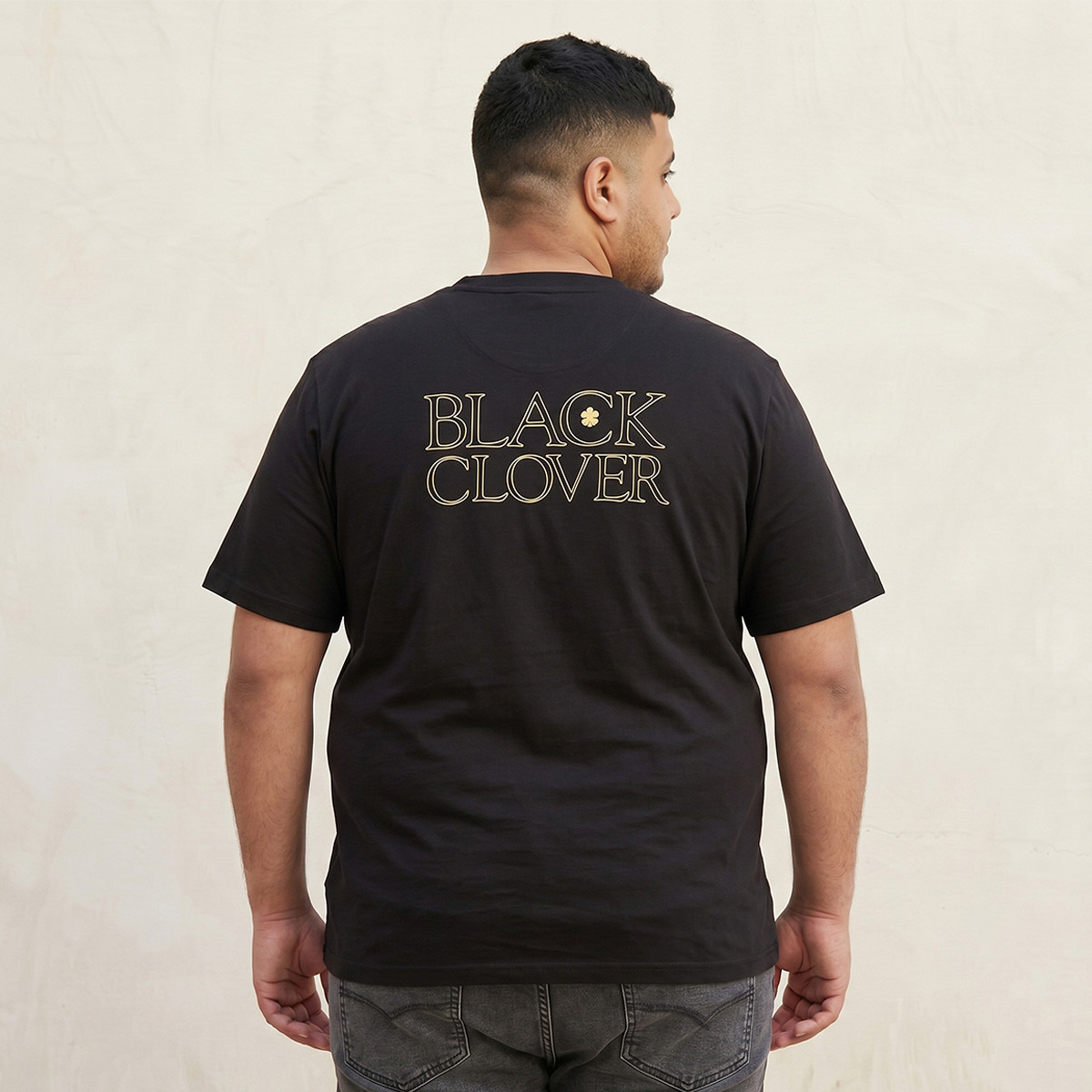 Splash Maxim Plus Crew Neck Black Clover Printed T-shirt-men-clothing-tshirtsandpolos-tshirts-image-4