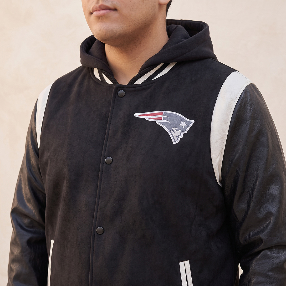 جاكيت فارستي جلد بغطاء رأس ماكسيم بلس من باتريوتس سبلاش-men-clothing-jacketsandblazers-jackets-image-4