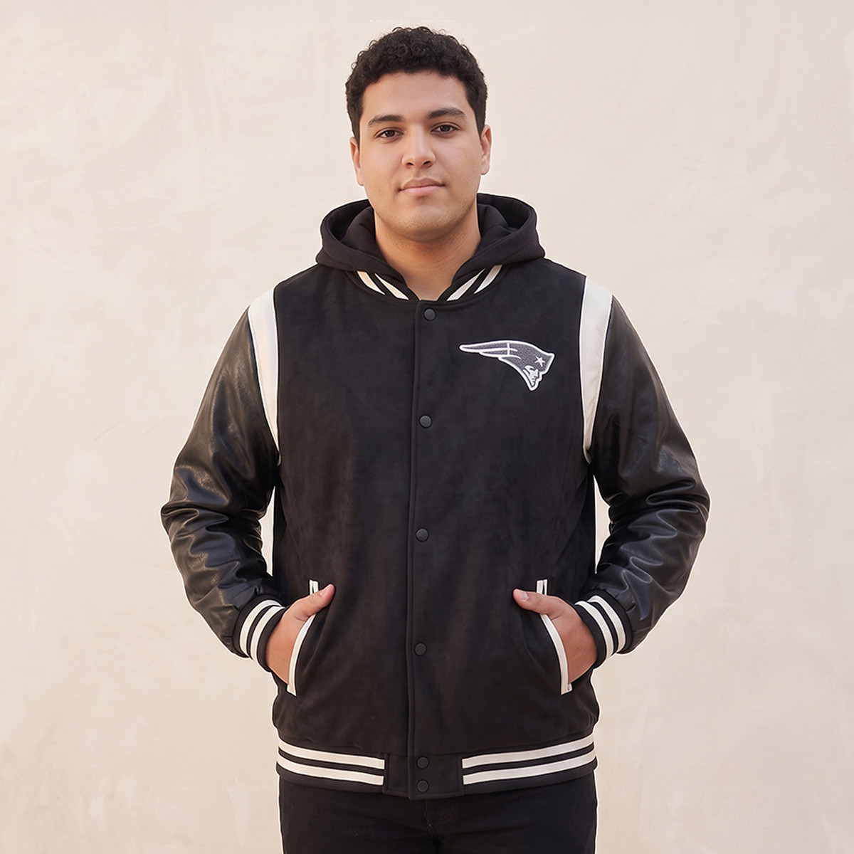 جاكيت فارستي جلد بغطاء رأس ماكسيم بلس من باتريوتس سبلاش-men-clothing-jacketsandblazers-jackets-image-5