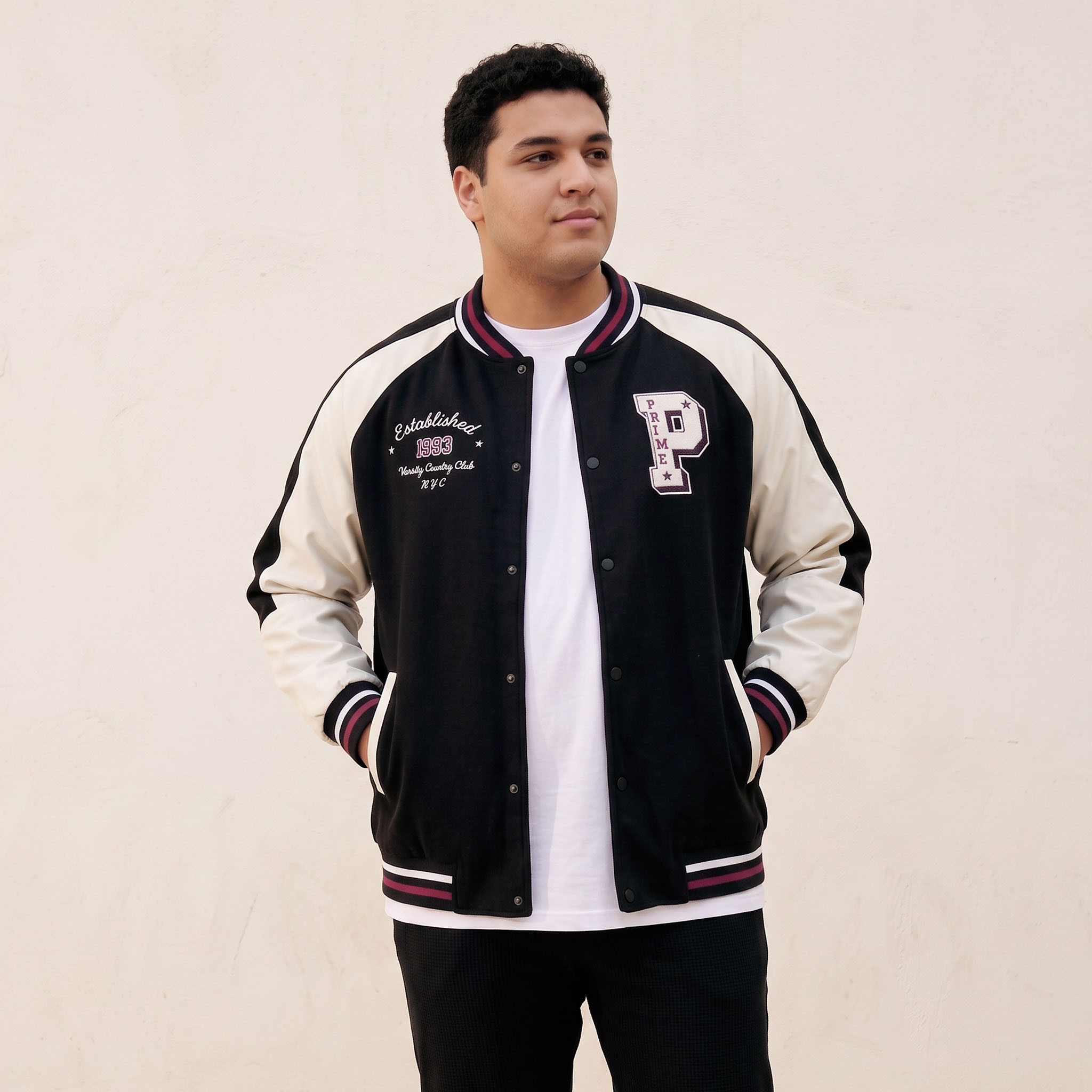 جاكيت للمقاسات الكبيرة بجيوب من سبلاش-men-clothing-jacketsandblazers-jackets-image-1
