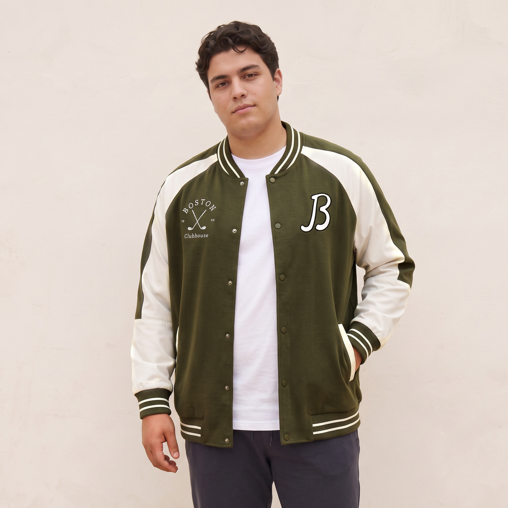 جاكيت للمقاسات الكبيرة بجيوب من سبلاش-men-clothing-jacketsandblazers-jackets-image-1
