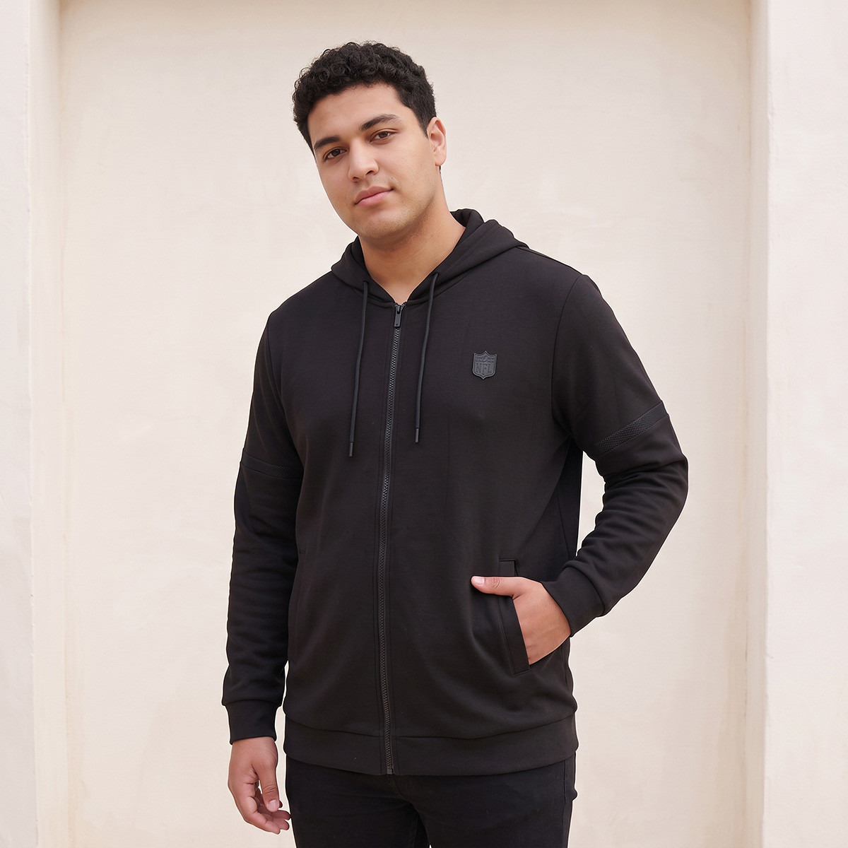 Splash Maxim Bills Print Plus Zip Through Hoodie-men-clothing-hoodiesandsweatshirts-image-1