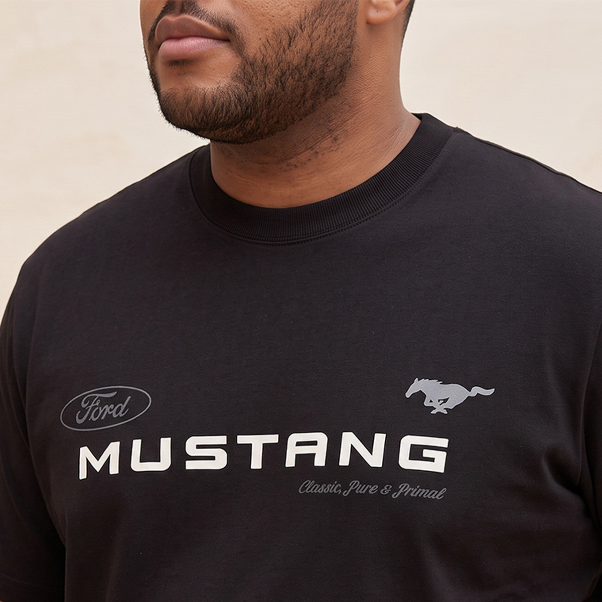 Mustang Splash Maxim Plus Crew Neck T-shirt-men-clothing-tshirtsandpolos-tshirts-image-5