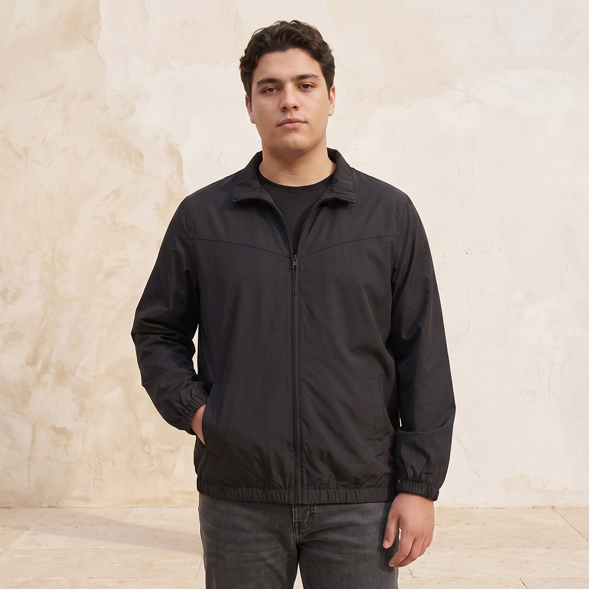 جاكيت بومبر بجيوب من سبلاش ماكسيم-men-clothing-jacketsandblazers-jackets-image-1