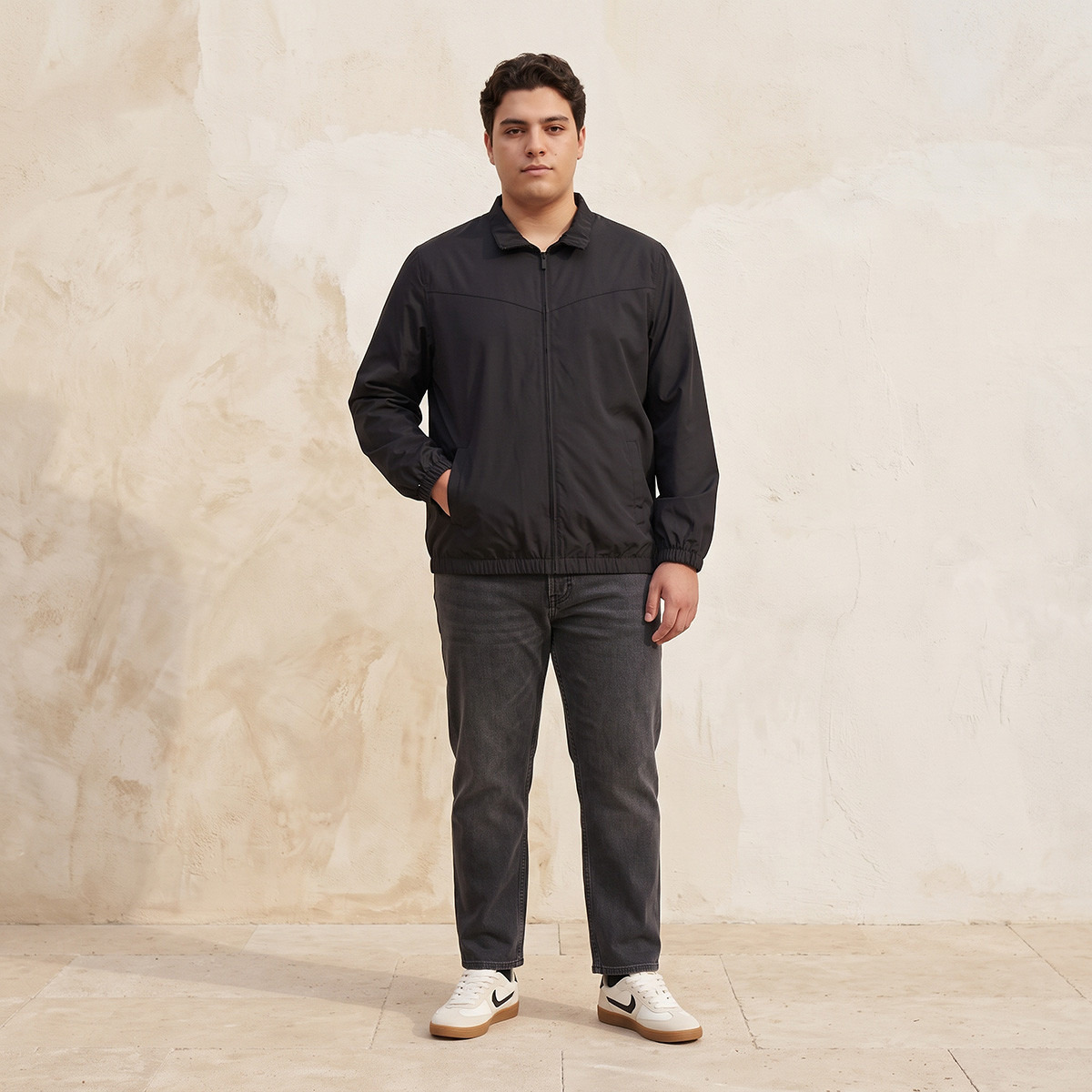 جاكيت بومبر بجيوب من سبلاش ماكسيم-men-clothing-jacketsandblazers-jackets-image-2