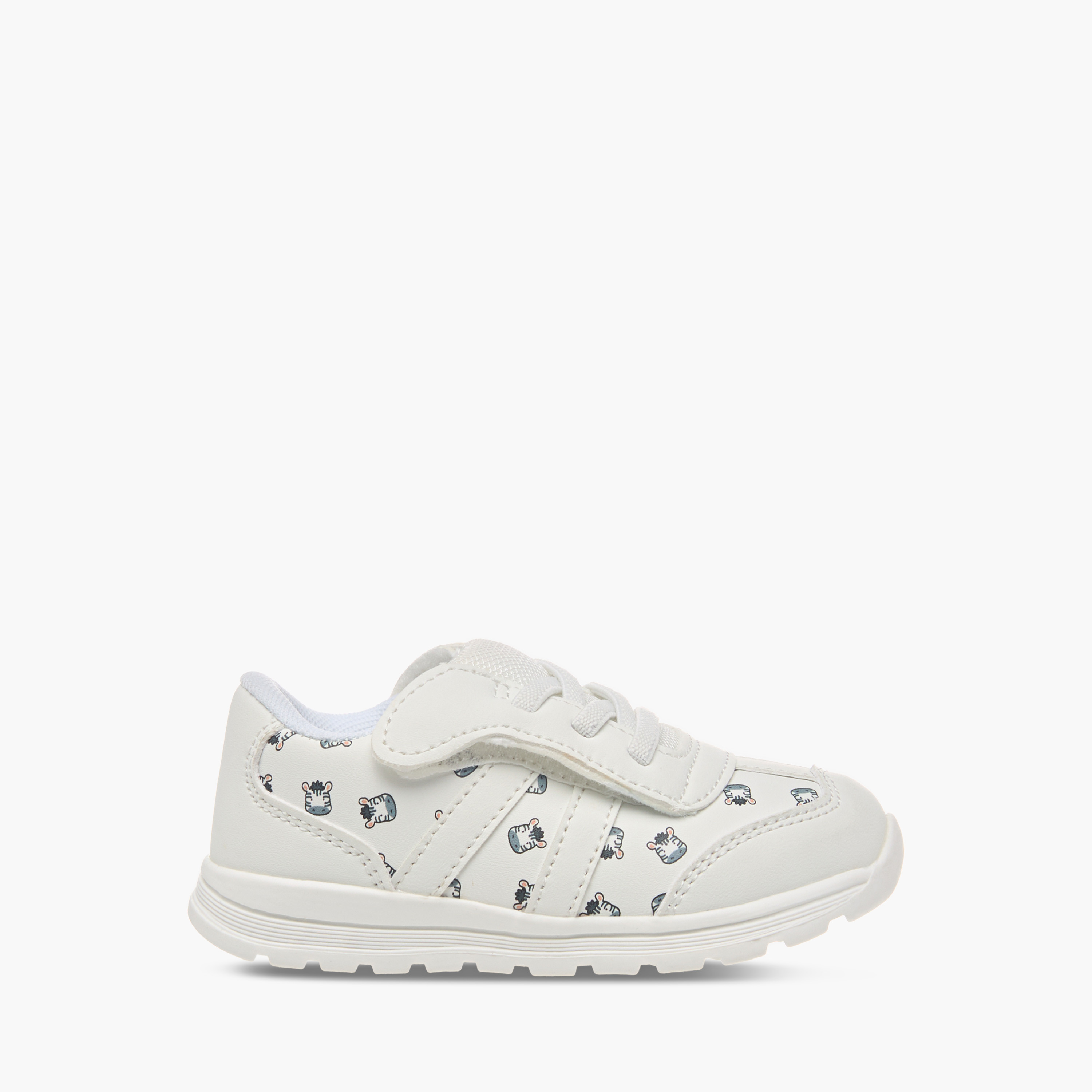 حذاء سنيكرز بشريط إغلاق لاصق وطبعات حيوانات من بيرفيت-boys-shoes-sneakers-image-3
