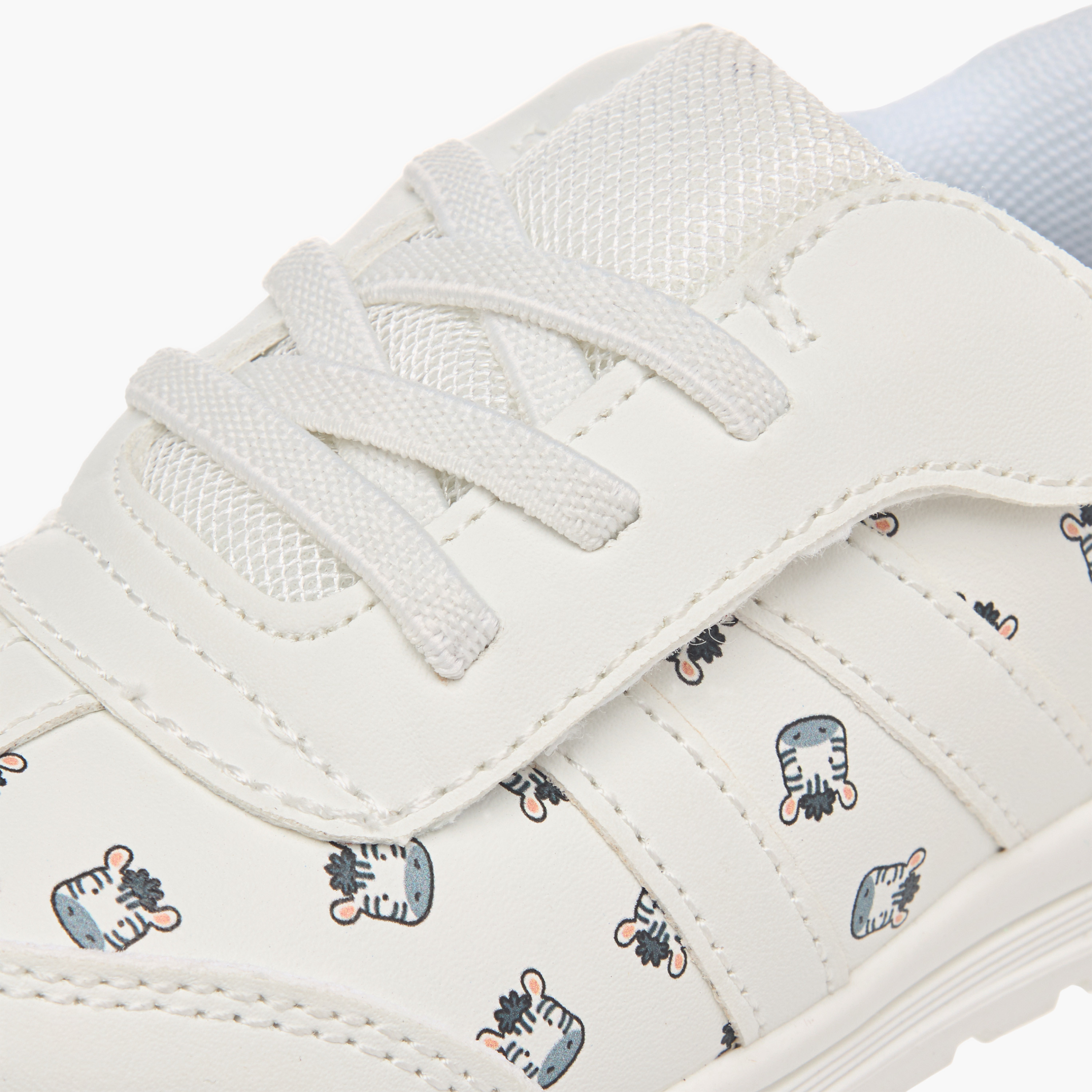 حذاء سنيكرز بشريط إغلاق لاصق وطبعات حيوانات من بيرفيت-boys-shoes-sneakers-image-4