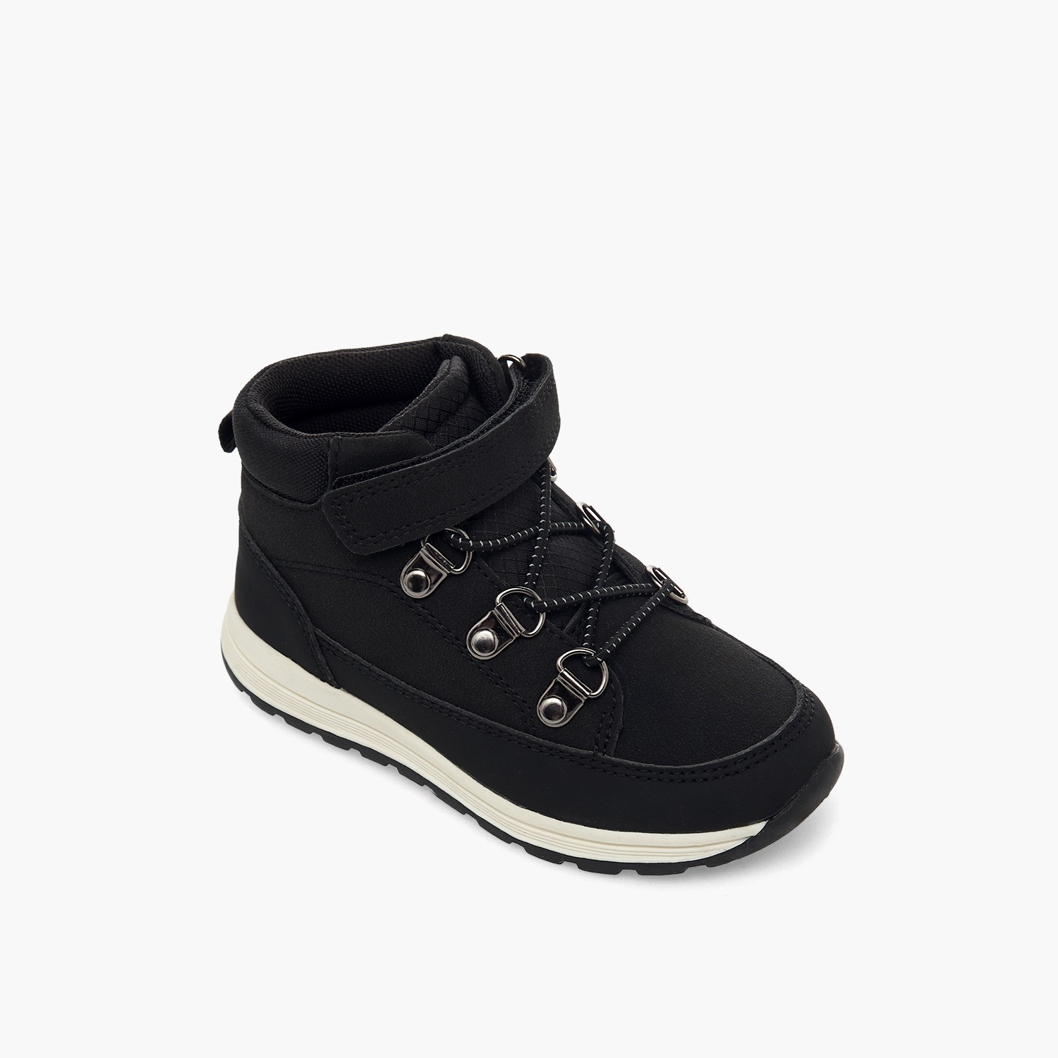 Barefeet Ankle Boots with Hook & Loop Closure-baby-boys-shoes-closedshoes-image-2