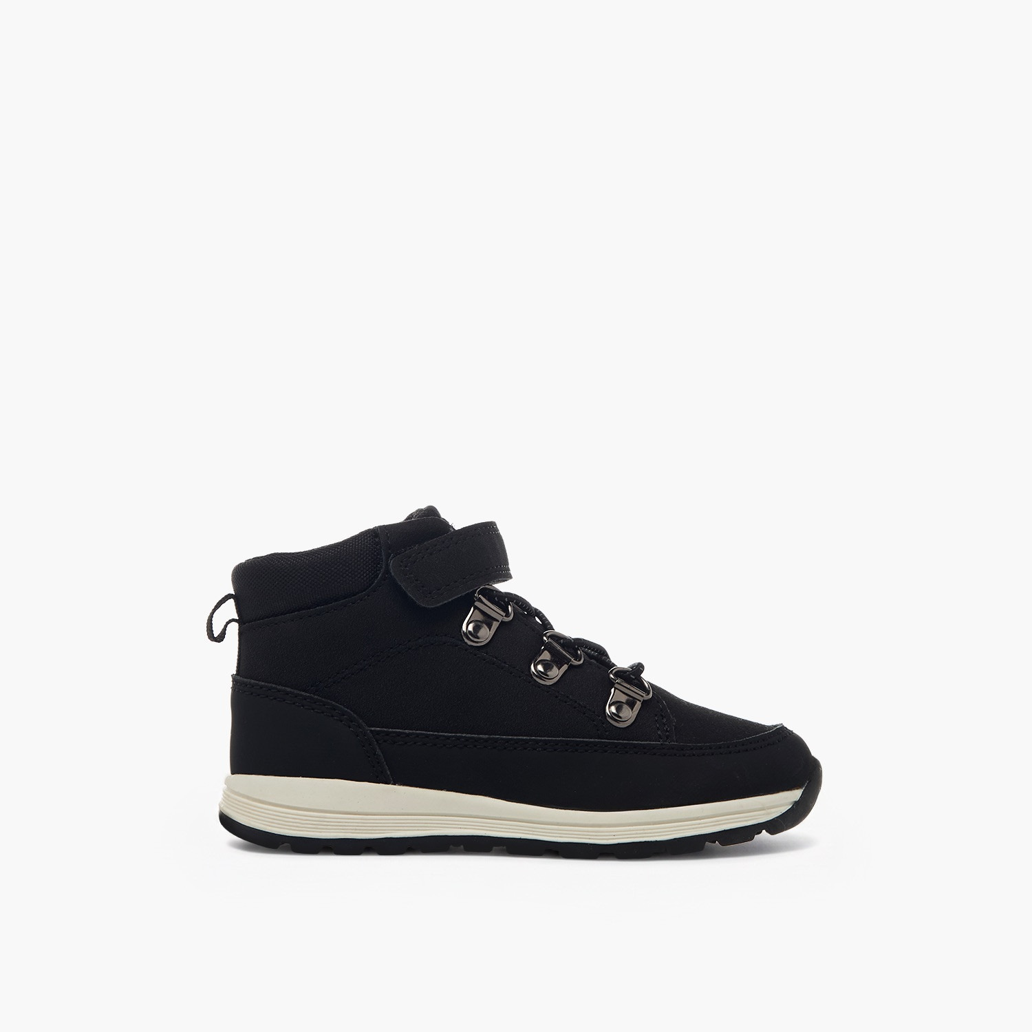 Barefeet Ankle Boots with Hook & Loop Closure-baby-boys-shoes-closedshoes-image-3