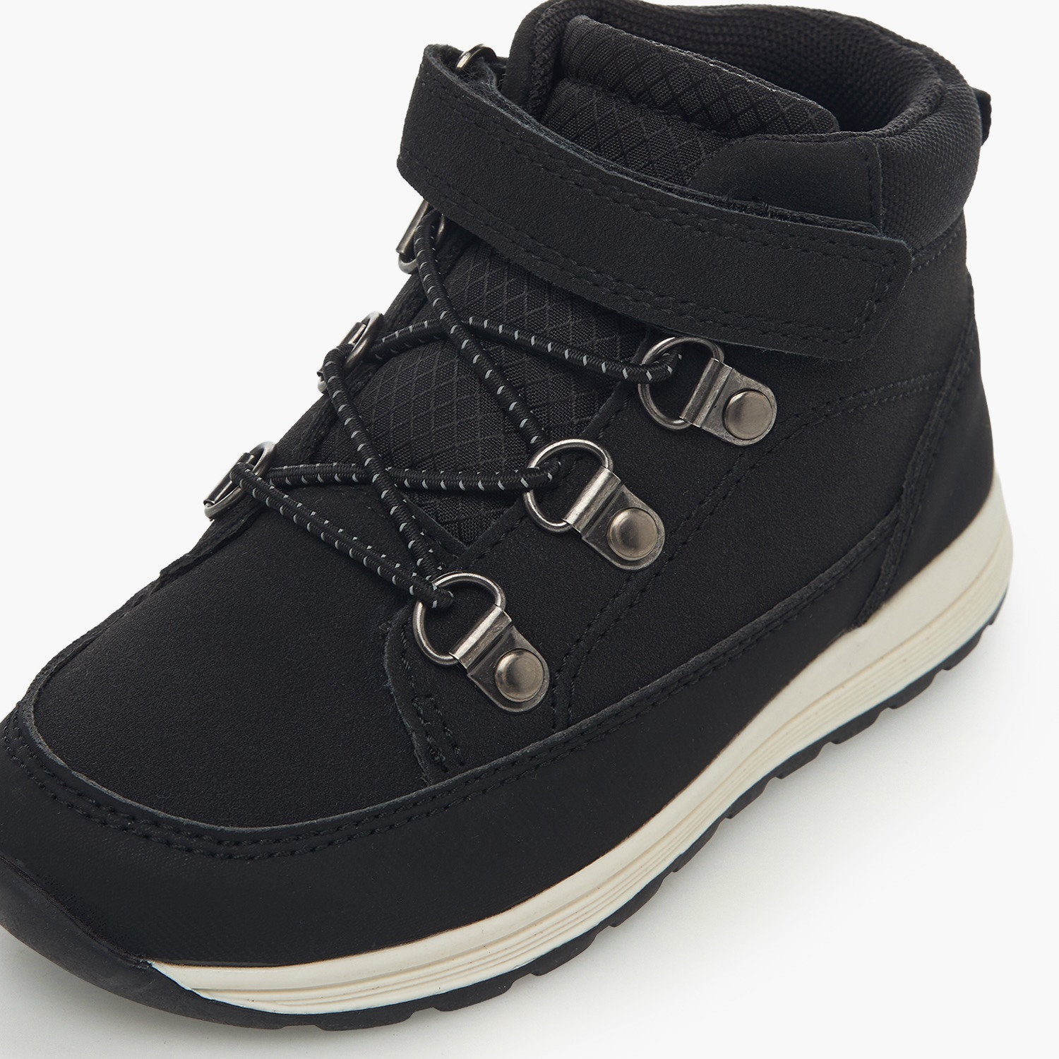 Barefeet Ankle Boots with Hook & Loop Closure-baby-boys-shoes-closedshoes-image-4