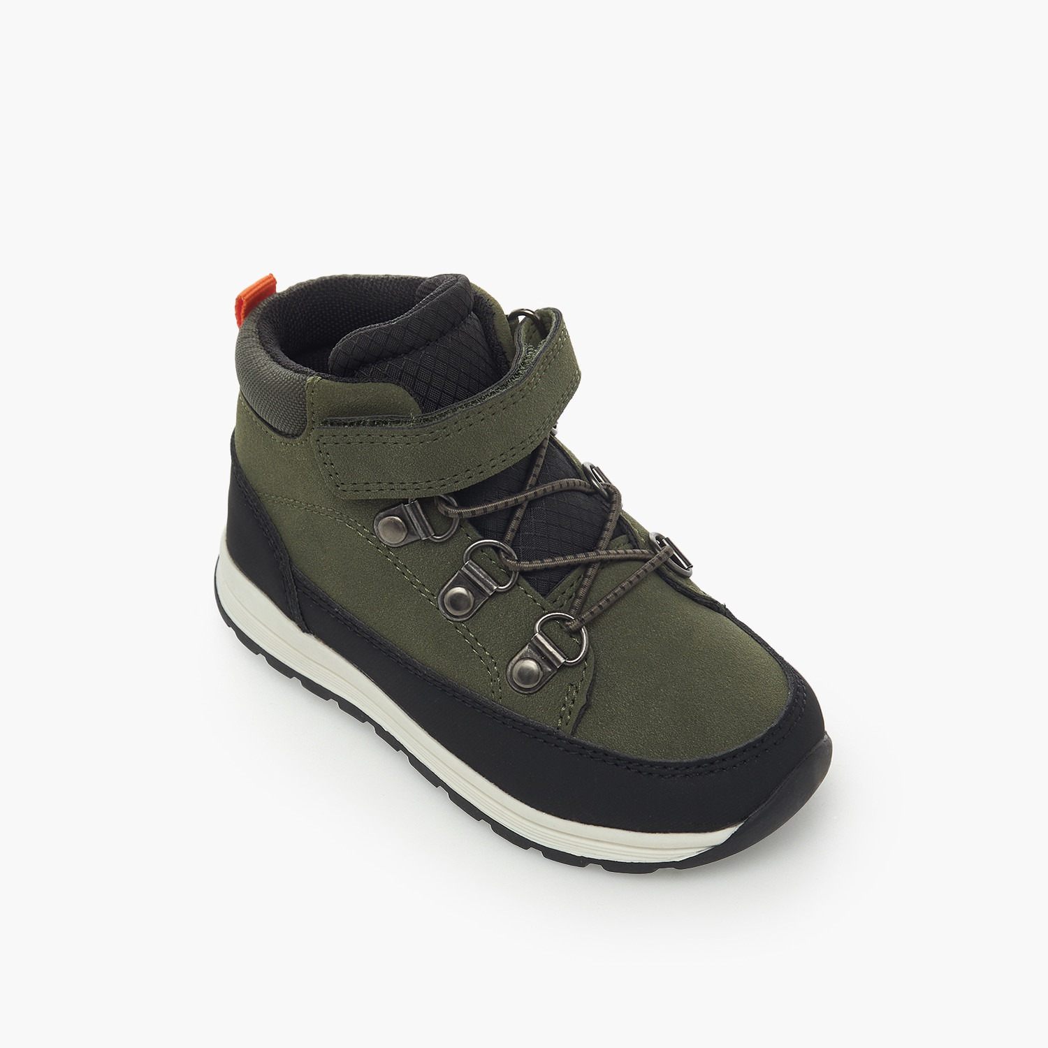Barefeet Ankle Boots with Hook & Loop Closure-baby-boys-shoes-closedshoes-image-2