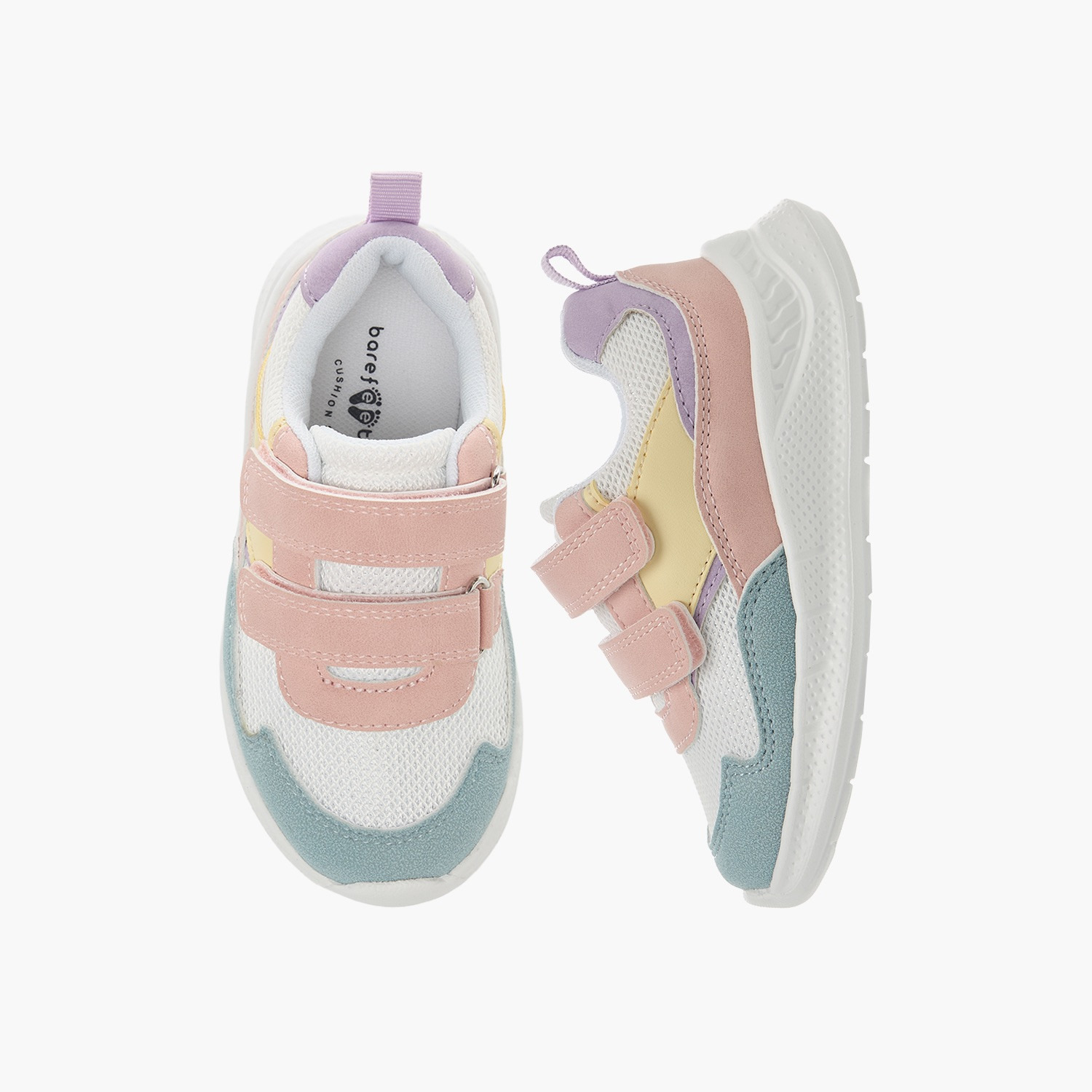 Barefeet Girls Colourblock Lace-Up Ankle Sneakers-girls-shoes-sneakers-image-1