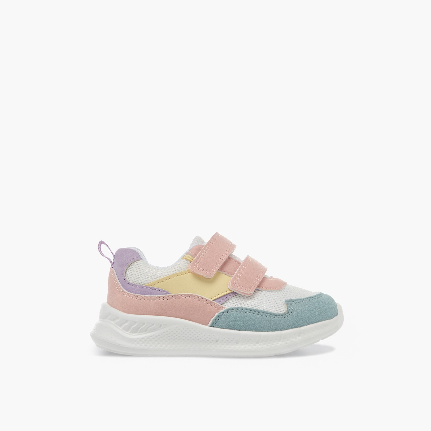 Barefeet Girls Colourblock Lace-Up Ankle Sneakers-girls-shoes-sneakers-image-3