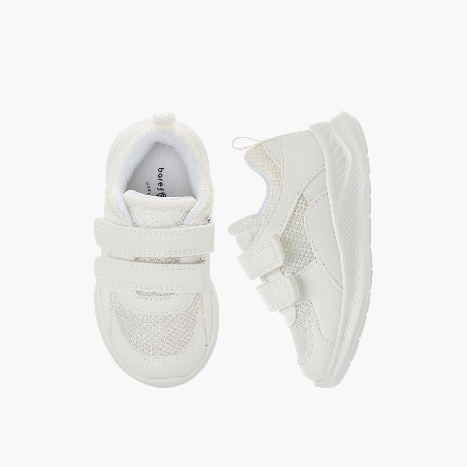 Barefeet Girls Hook & Loop Ankle Sneakers-girls-shoes-sneakers-image-1