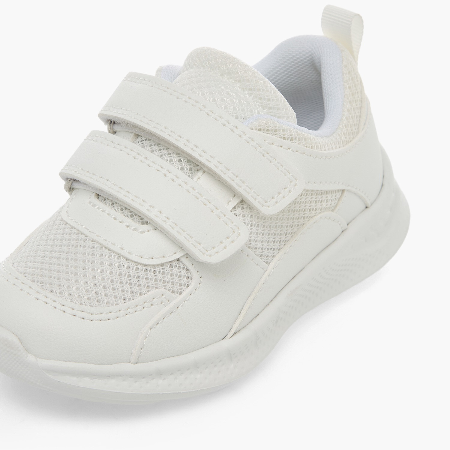 Barefeet Girls Hook & Loop Ankle Sneakers-girls-shoes-sneakers-image-4