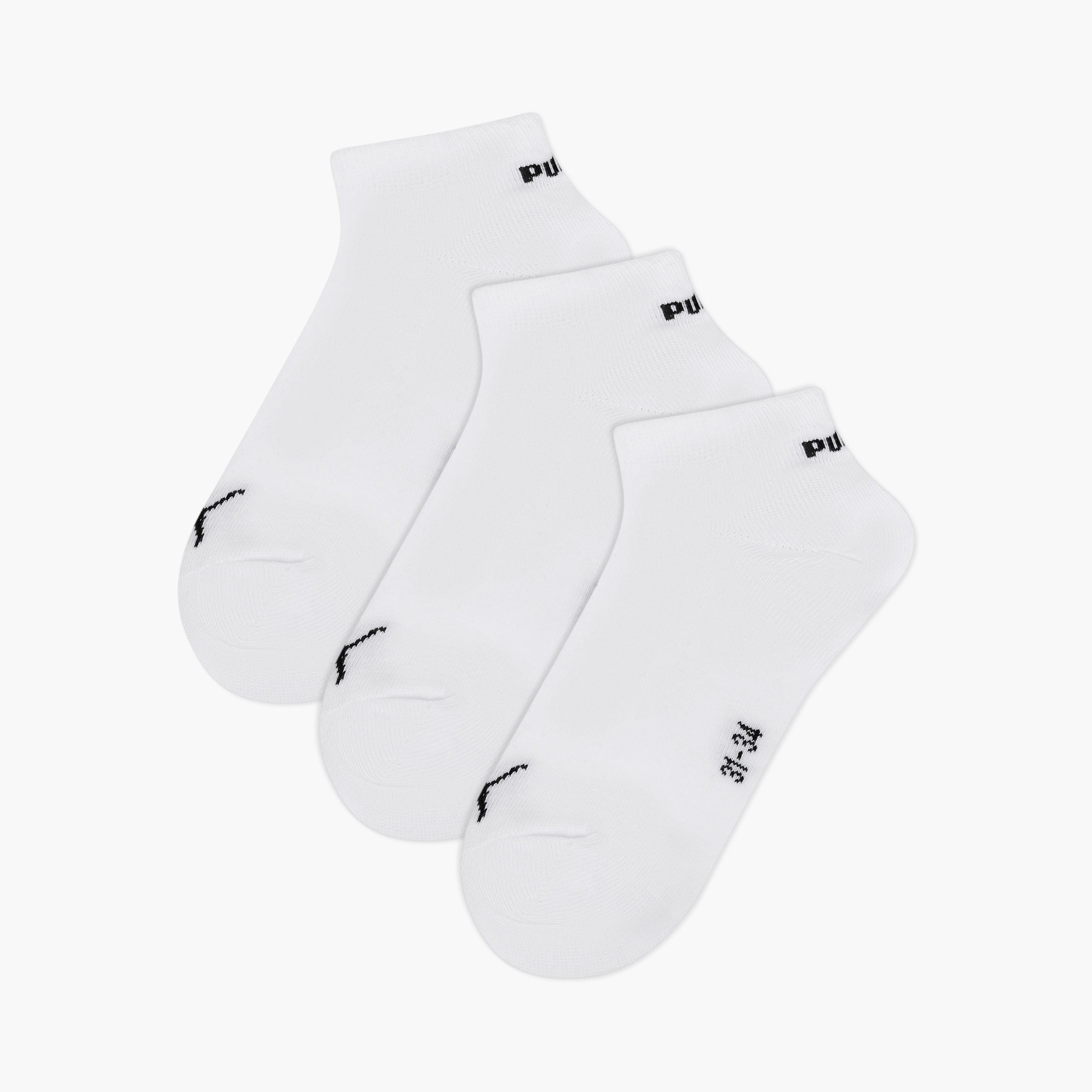 Pack of 3 PUMA Boys Sneaker Socks Ankle Length-boys-clothing-sportswear-accessories-image-1