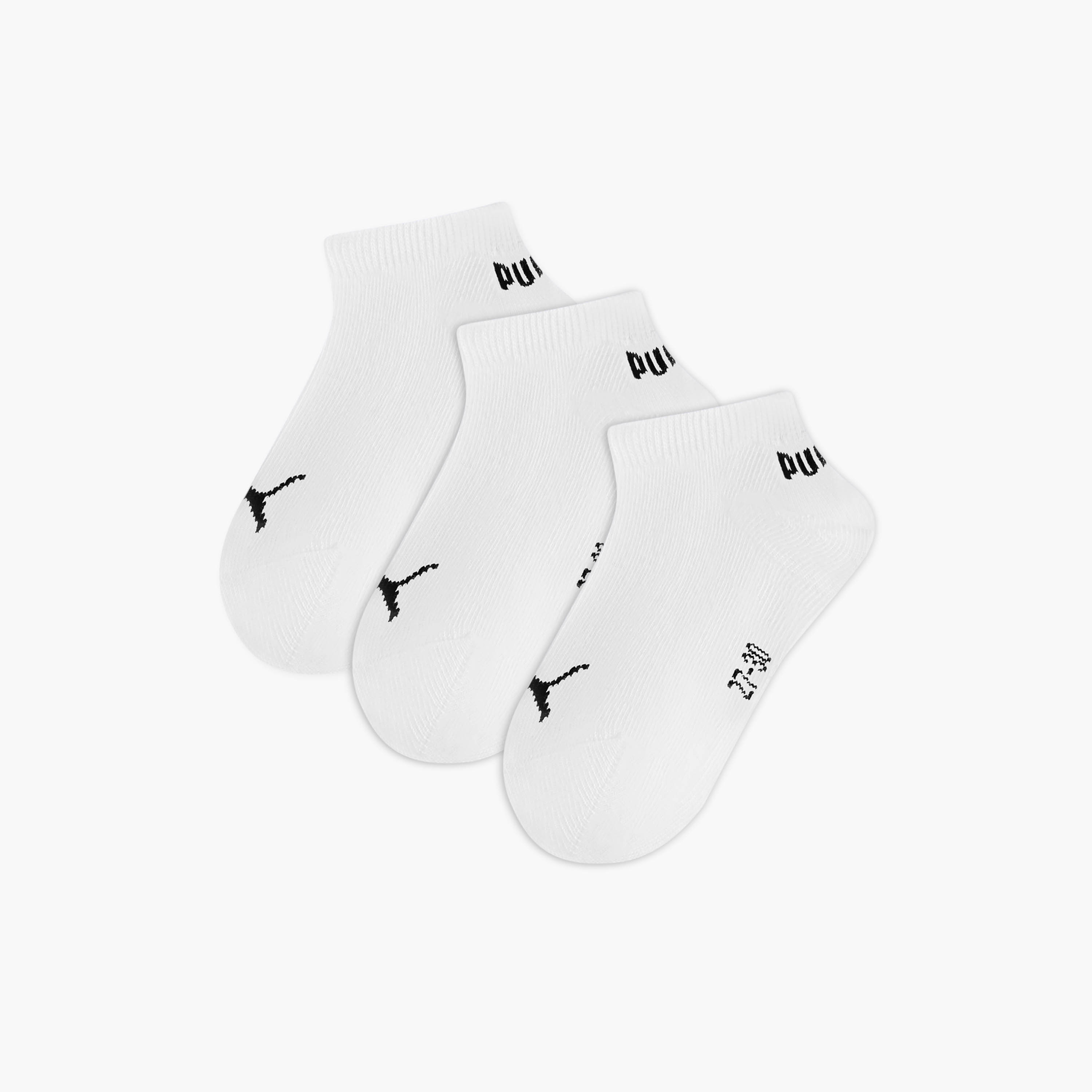 PUMA Logo Print Ankle Length Socks - Set of 3-girls-accessories-socks-image-1