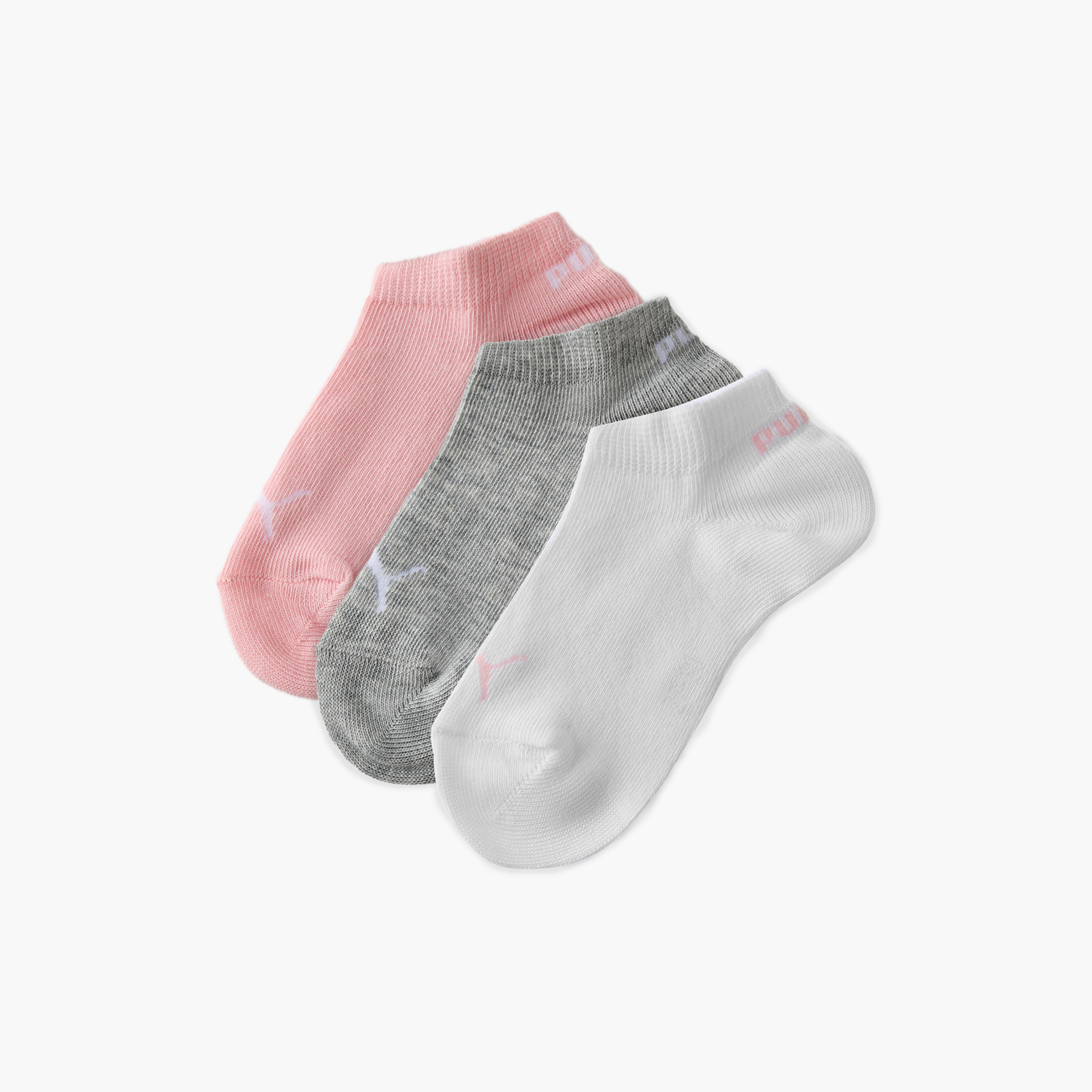 Pack of 3 PUMA Girls Socks Ankle Length-girls-accessories-socks-image-1
