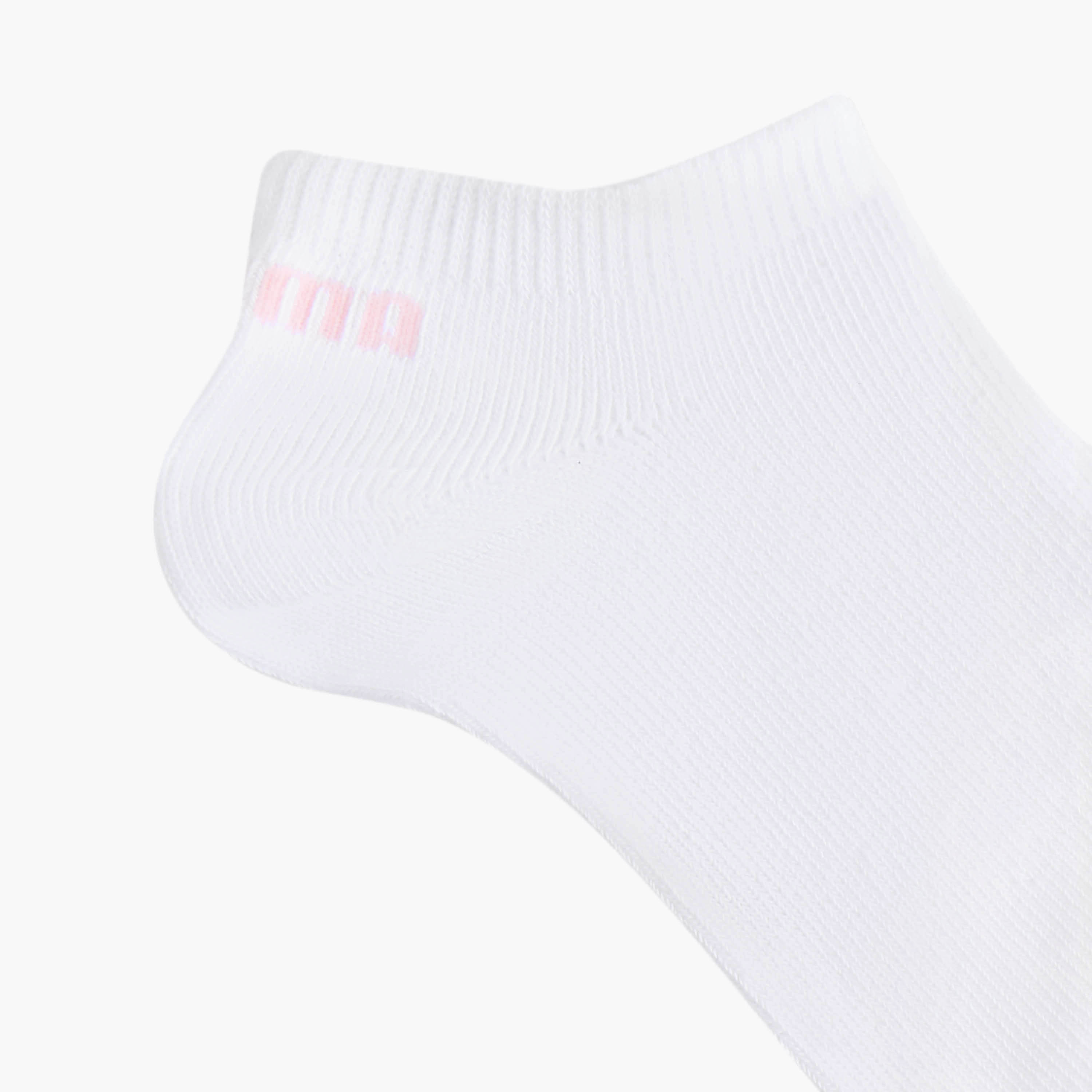 طقم جوارب سادة 3 أزواج بطول الكاحل من بوما-baby-girls-accessories-socks-image-1