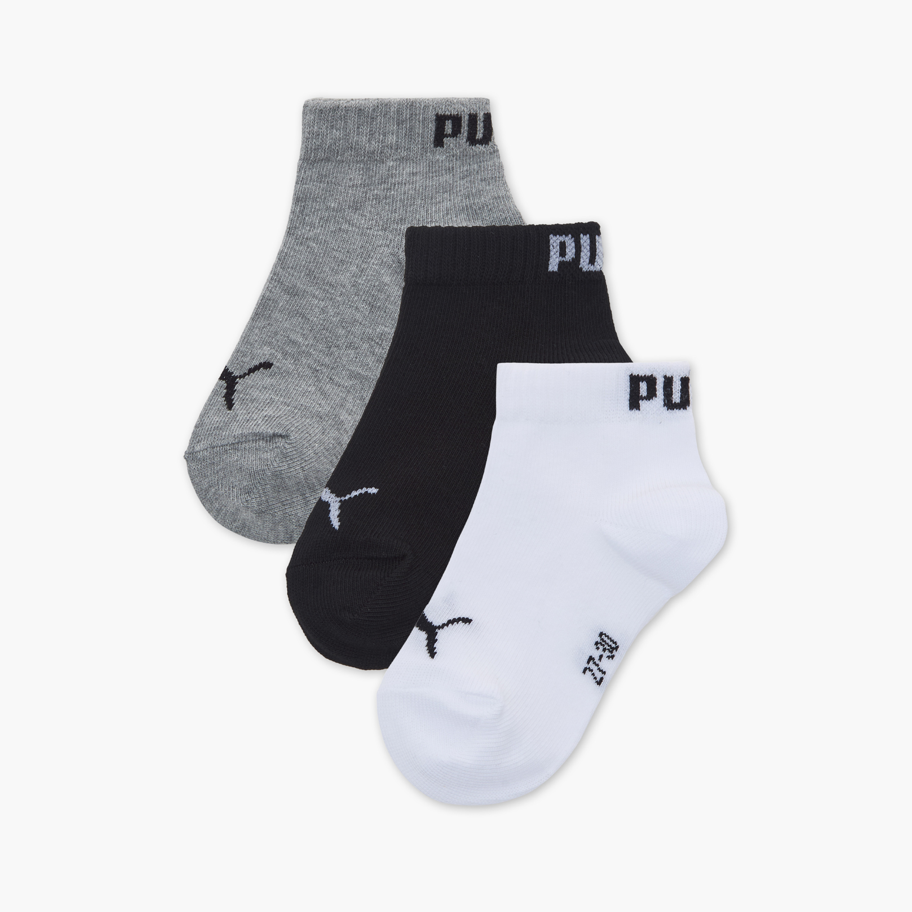 Pack of 3 PUMA Boys Socks Ankle Length-boys-accessories-socks-image-1