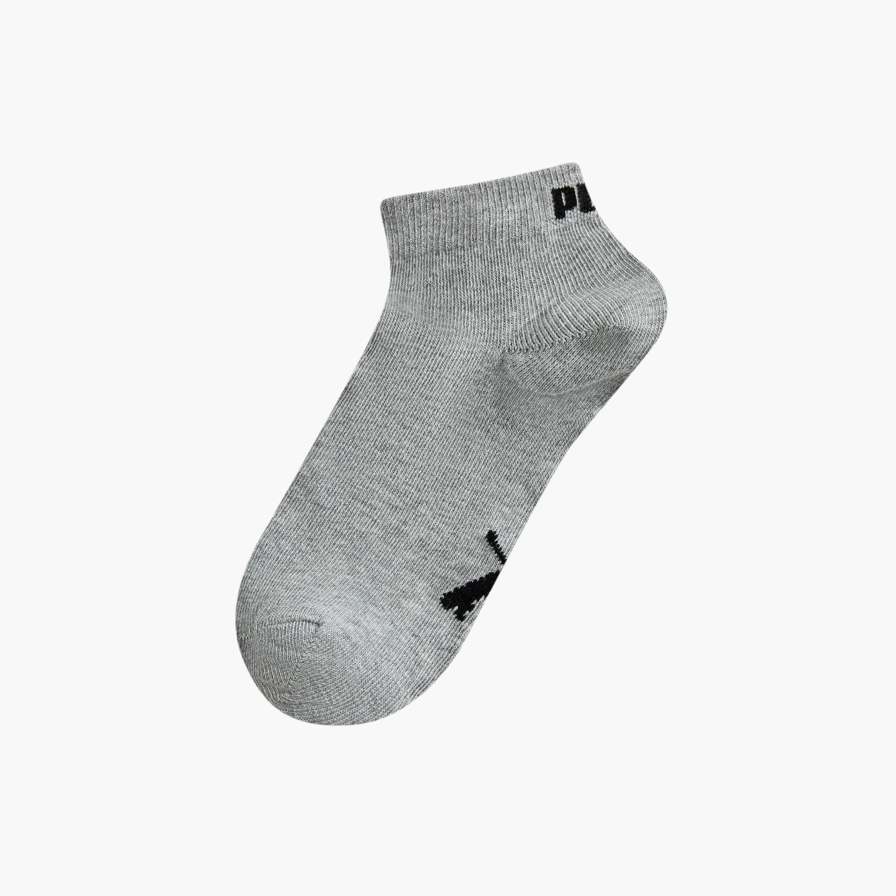 PUMA Logo Print Ankle Length Socks - Set of 3-sports-boys-accessories-image-2