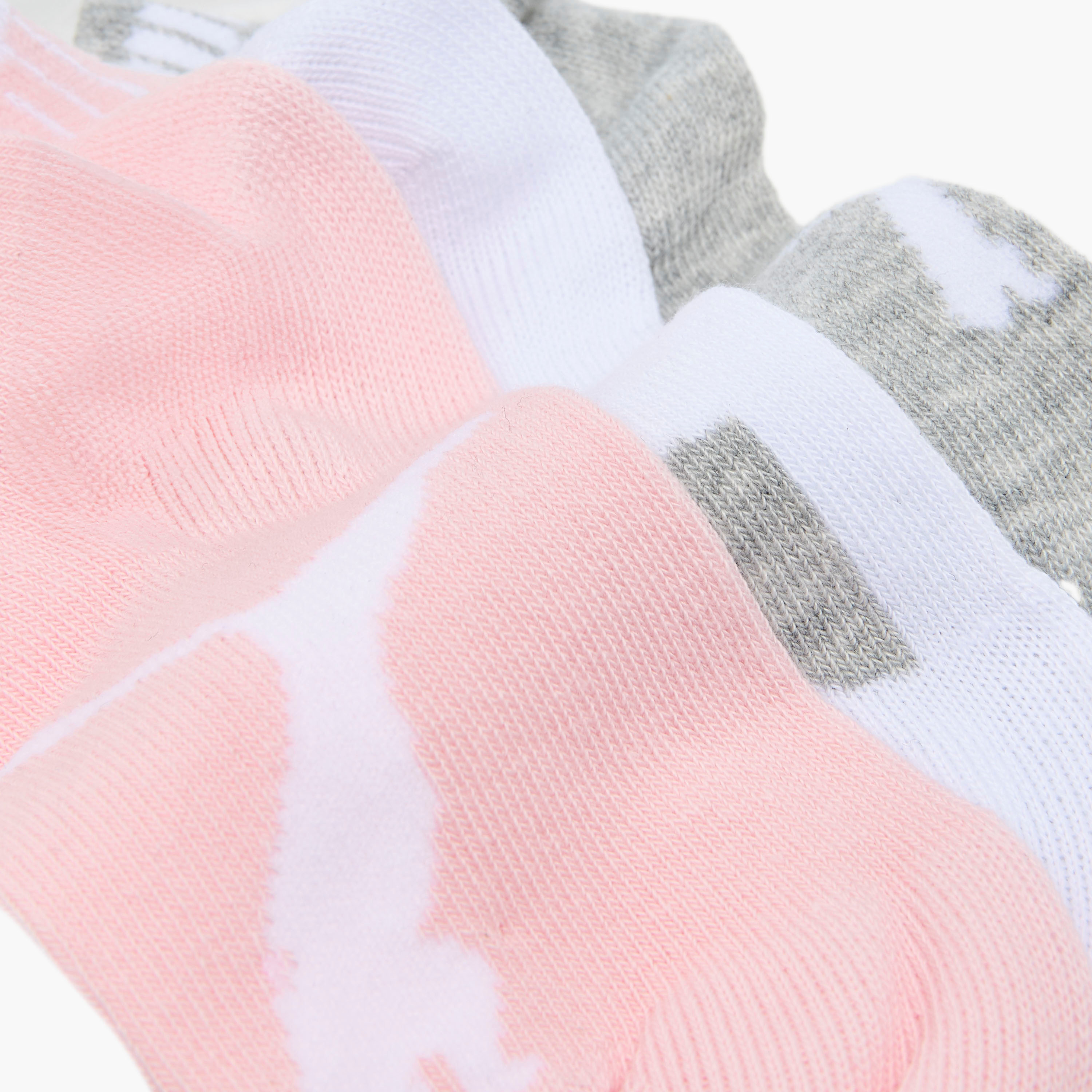 PUMA Logo Print Ankle Length Socks - Set of 3-girls-accessories-socks-image-3