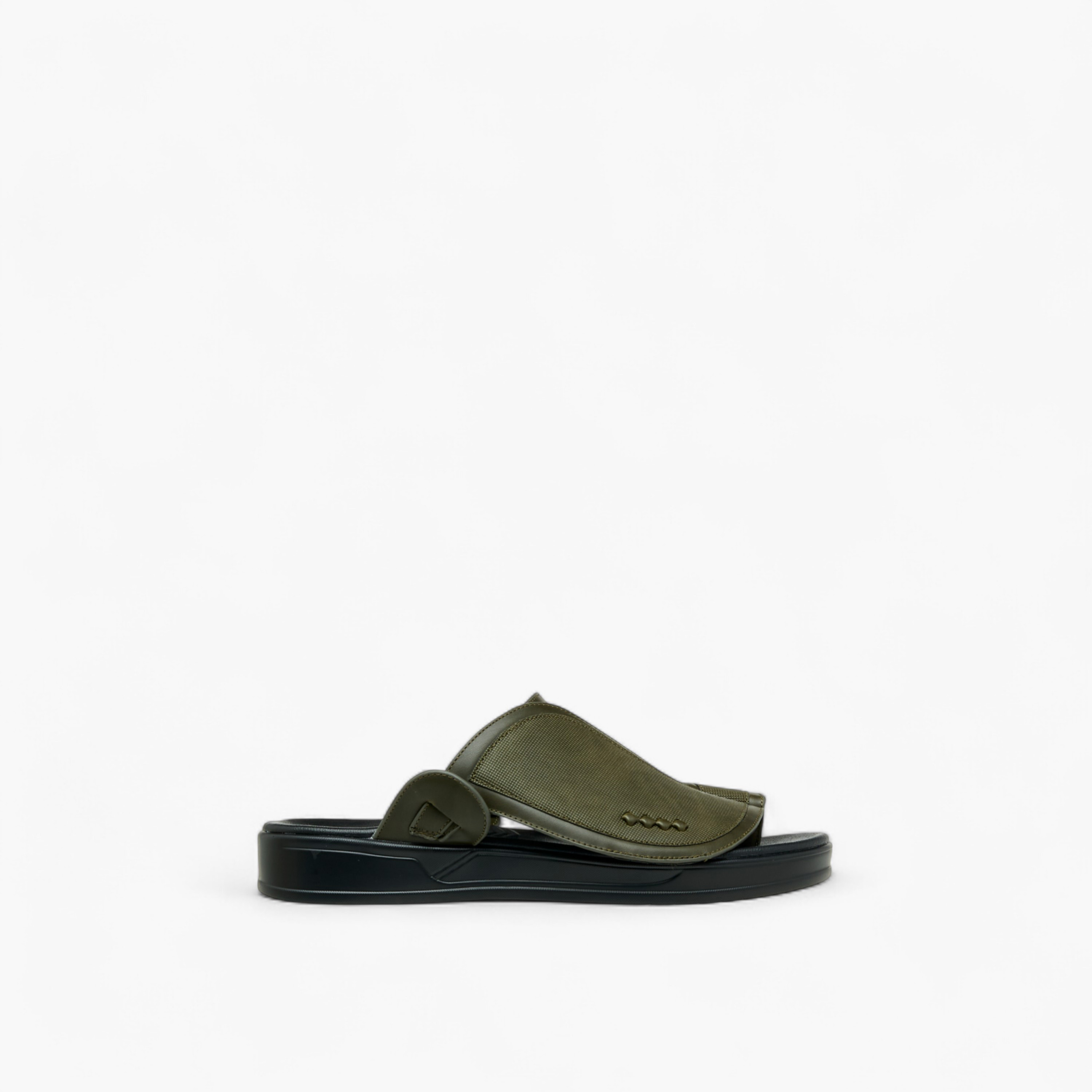 LBL by Shoexpress Textured Slip-On Arabic Sandals with Toe Loop-men-shoes-sandals-image-3