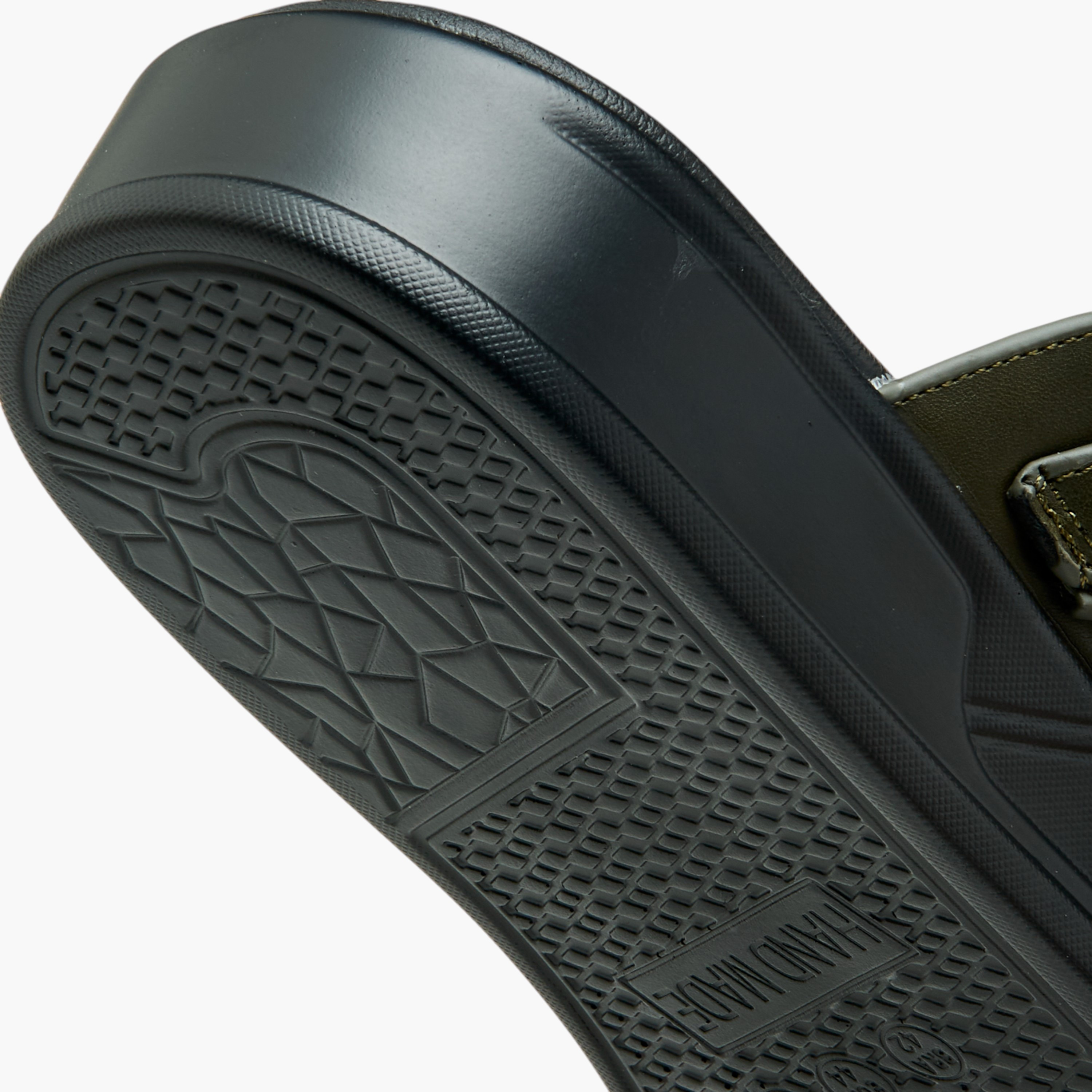 LBL by Shoexpress Textured Slip-On Arabic Sandals with Toe Loop-men-shoes-sandals-image-6