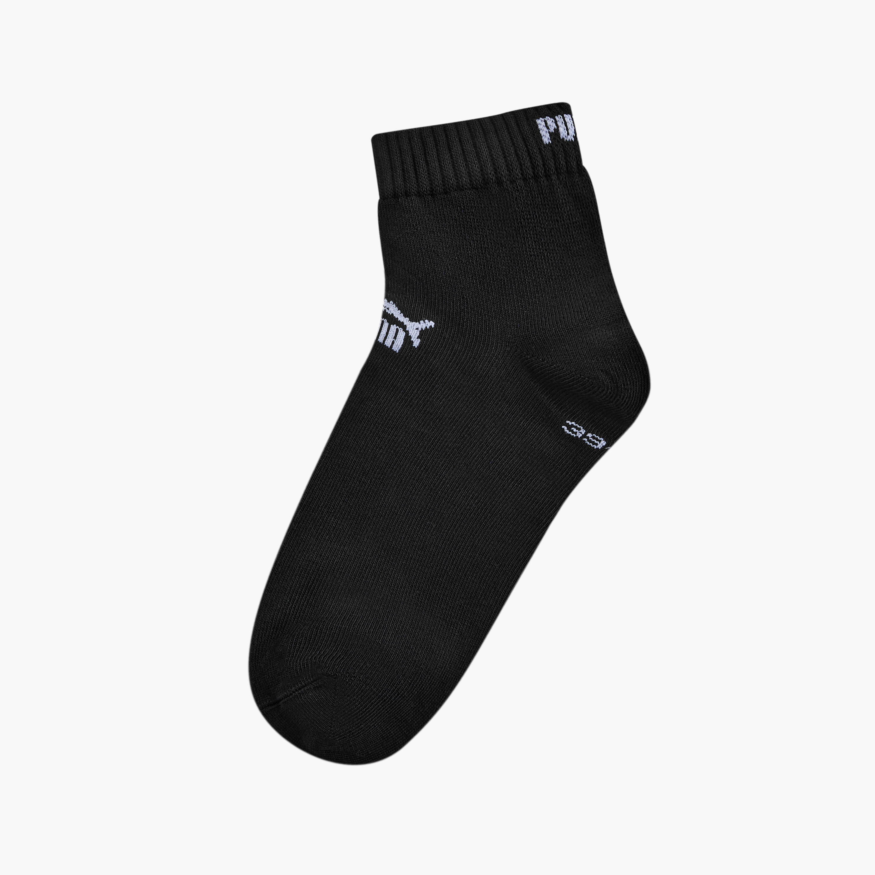 طقم جوارب 3 أزواج بطول الكاحل وبطبعات شعار من بوما-men-socks-image-2