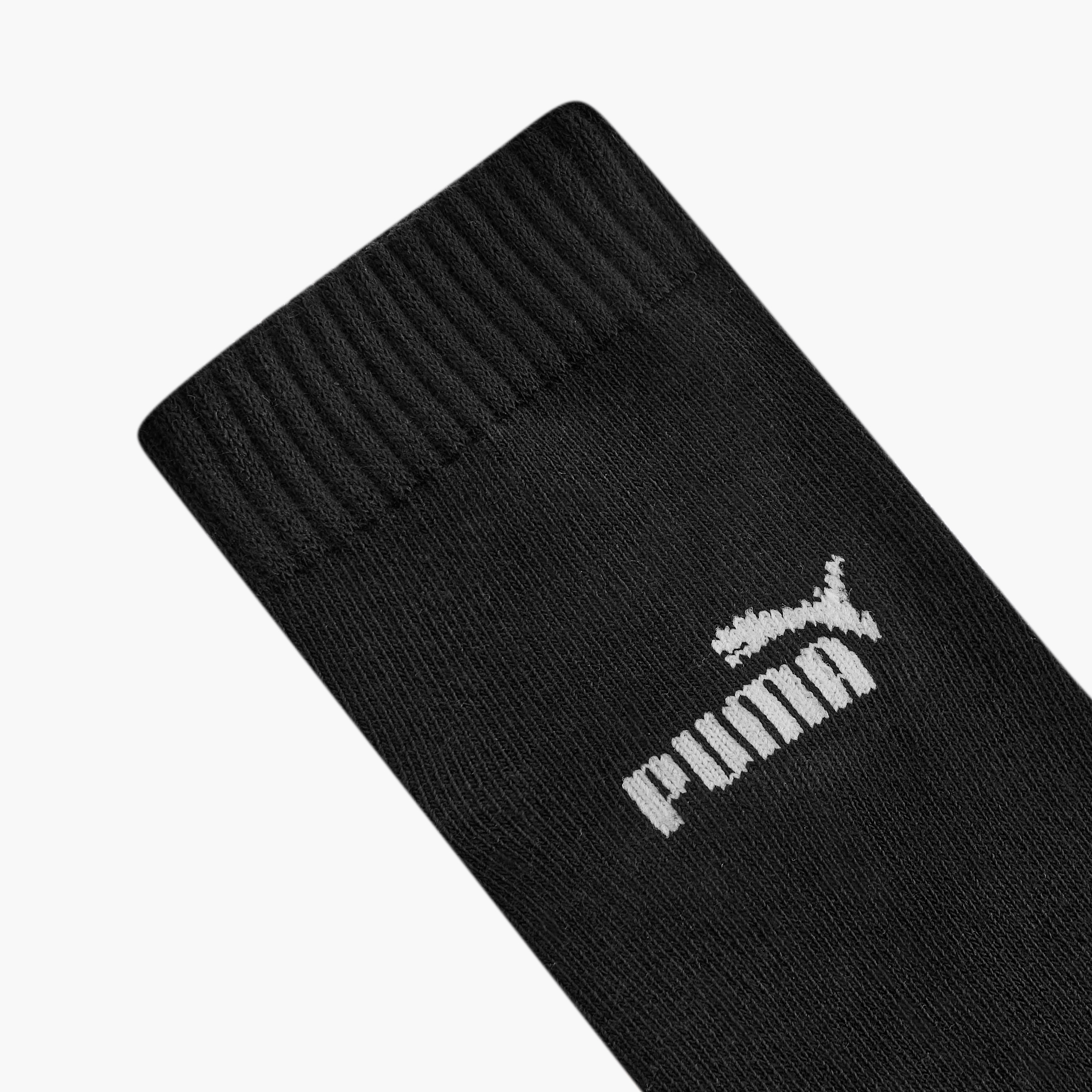 PUMA Logo Print Ankle Length Socks - Set of 3-men-socks-image-6
