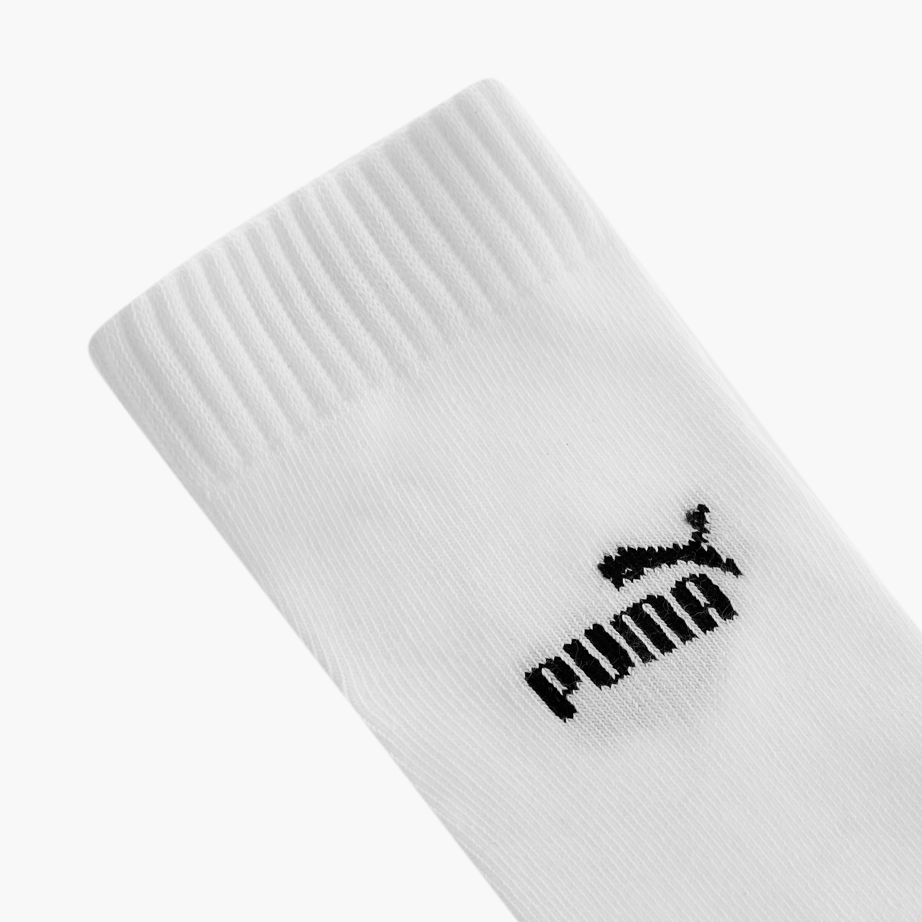طقم جوارب بطول الكاحل 3 أزواج بطبعات شعار من بوما-men-socks-image-6