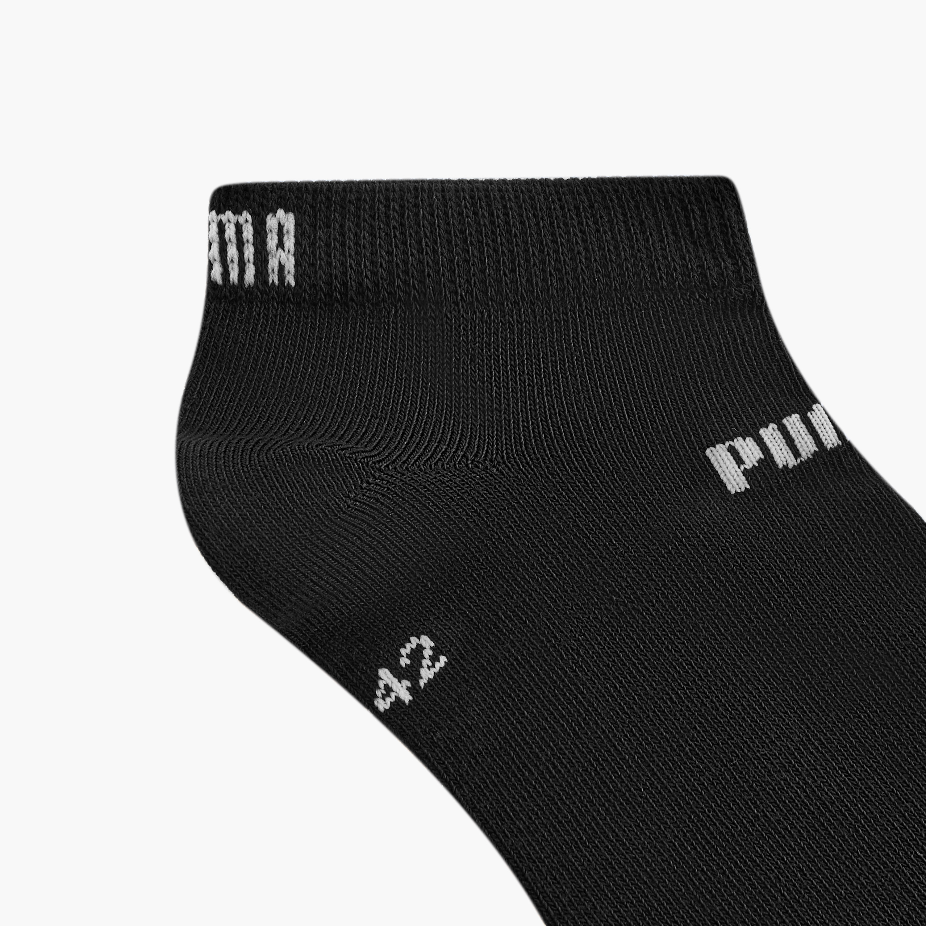 طقم جوارب 3 أزواج بطول الكاحل وبطبعات شعار من بوما-men-socks-image-3
