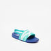 Kappa Boys' Logo Print Slip-On Slide Slippers-Boy%27s Flip Flops & Beach Slippers-thumbnail-1