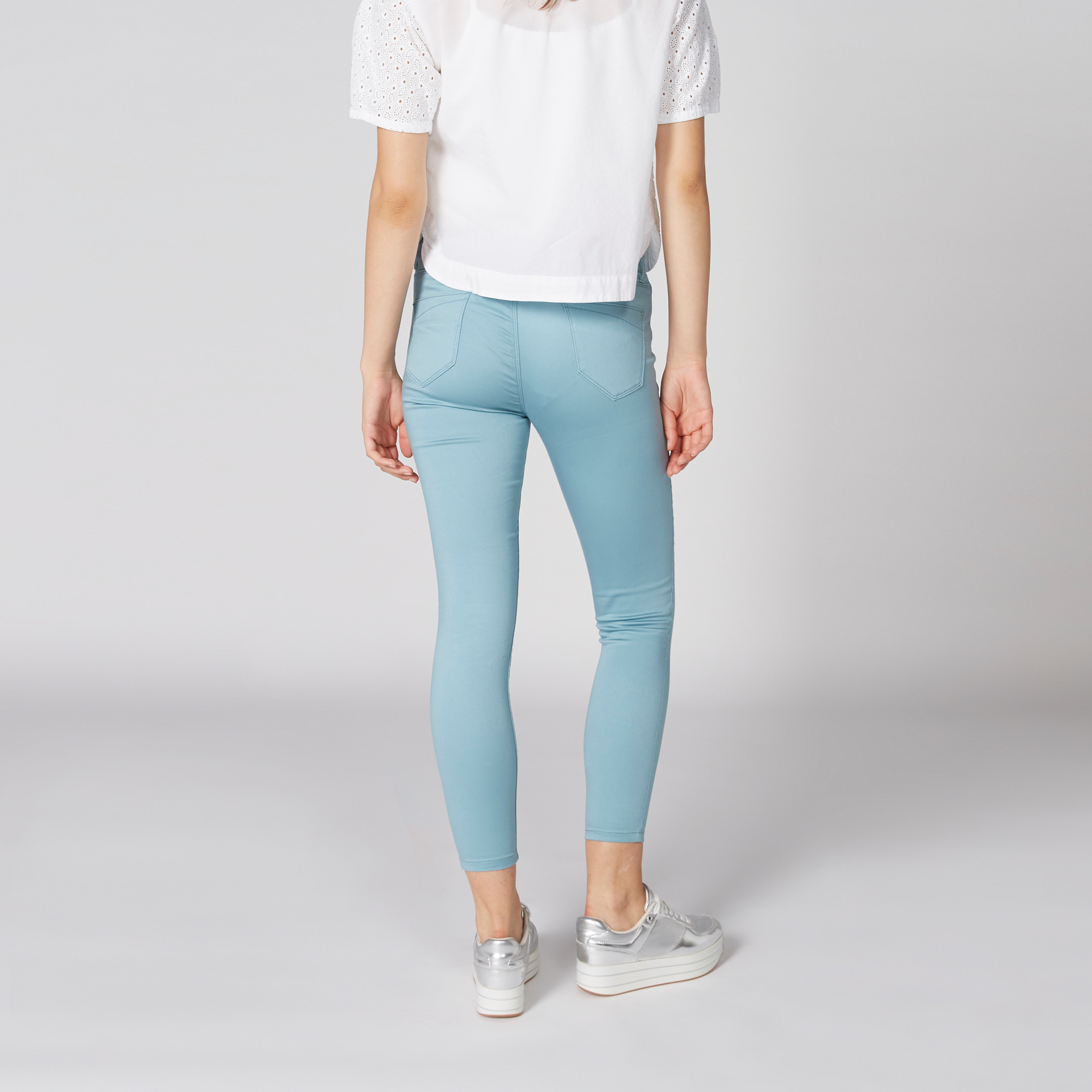 Full Length Jeggings with Pocket Detail and Elasticised Waistband-women-clothing-leggings-image-2