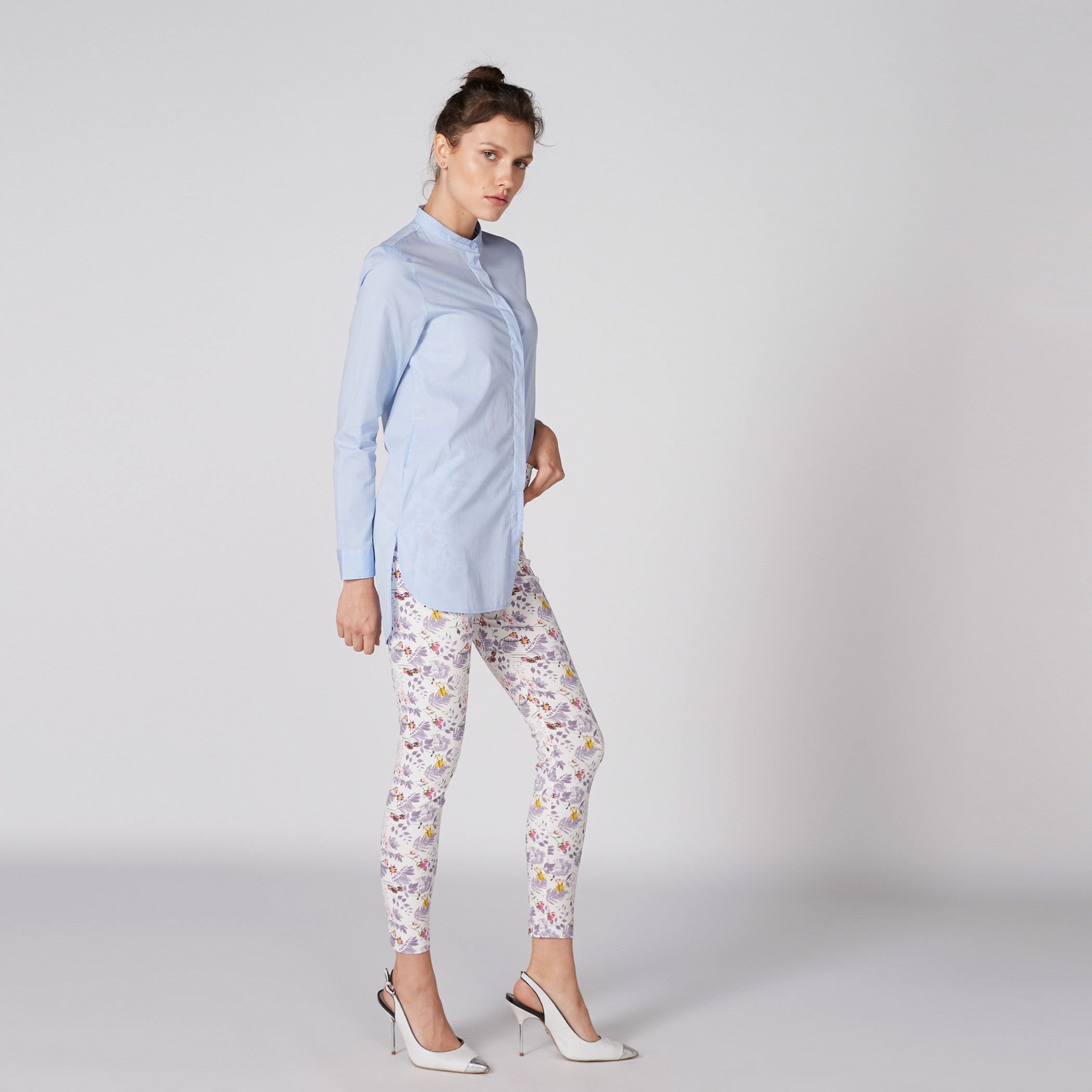 flower print jeggings