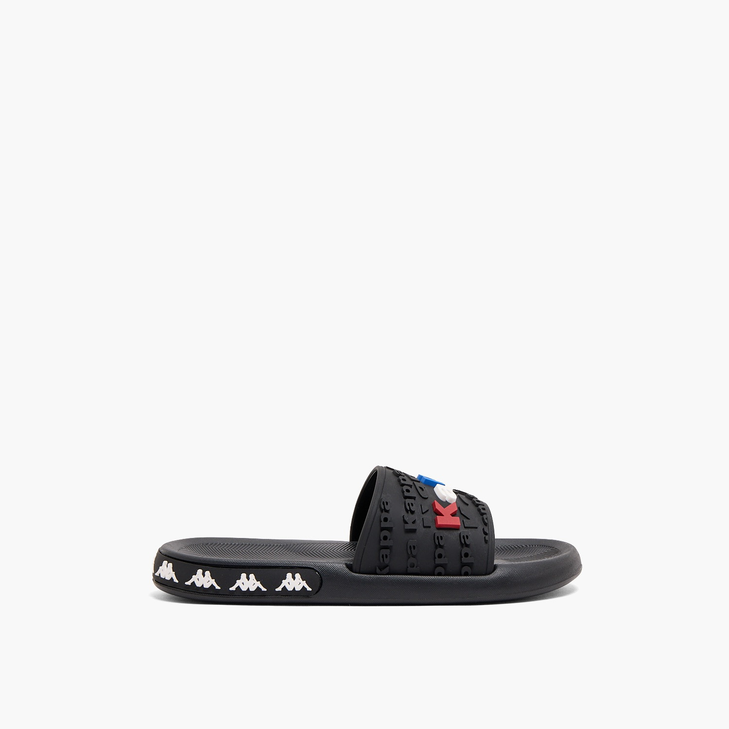 Kappa Boys Logo Embossed Slides-boys-shoes-sandals-image-2
