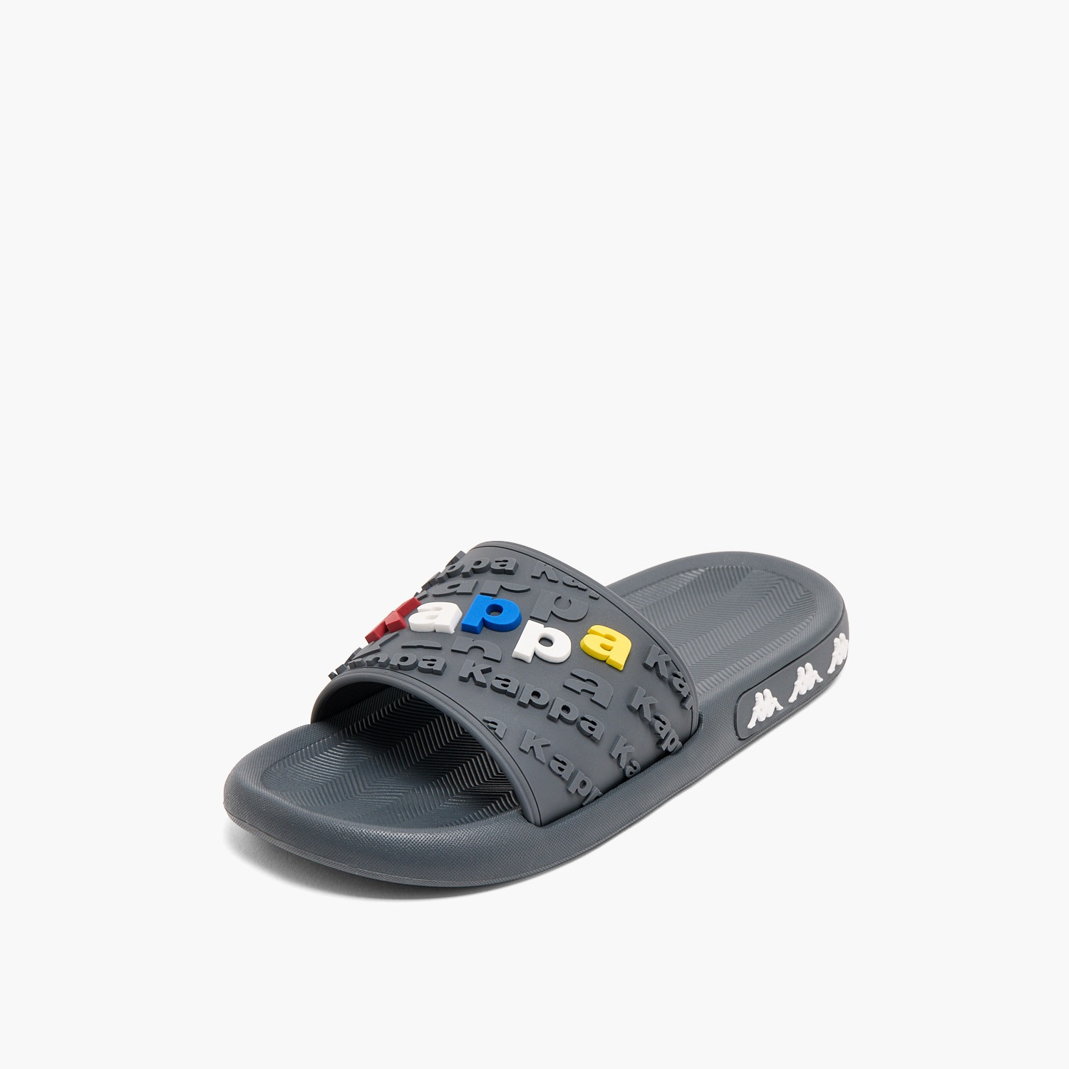 Kappa Boys Logo Embossed Slides-boys-shoes-sandals-image-3