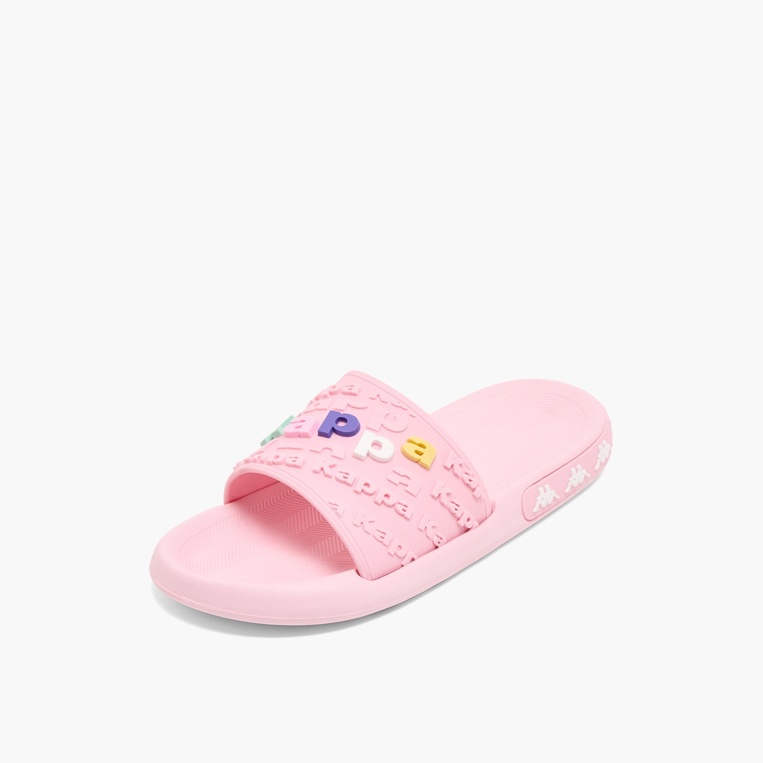 Kappa Girls Logo Embossed Slides-girls-shoes-sandals-image-3