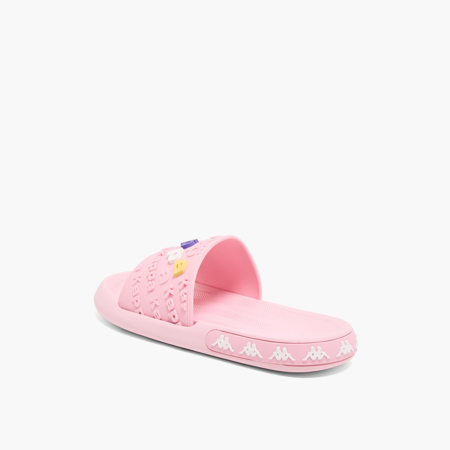 Kappa Girls Logo Embossed Slides-girls-shoes-sandals-image-4