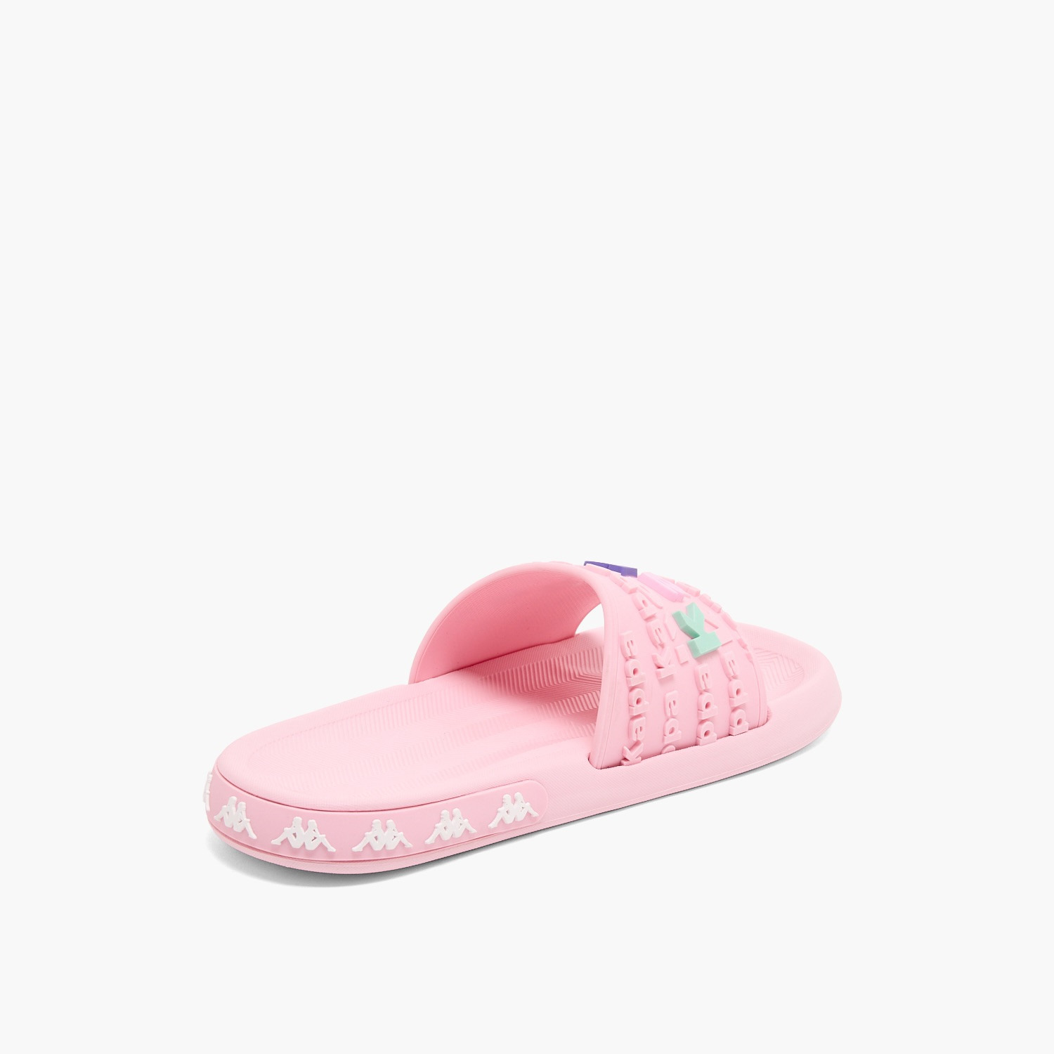 Kappa Girls Logo Embossed Slides-girls-shoes-sandals-image-5